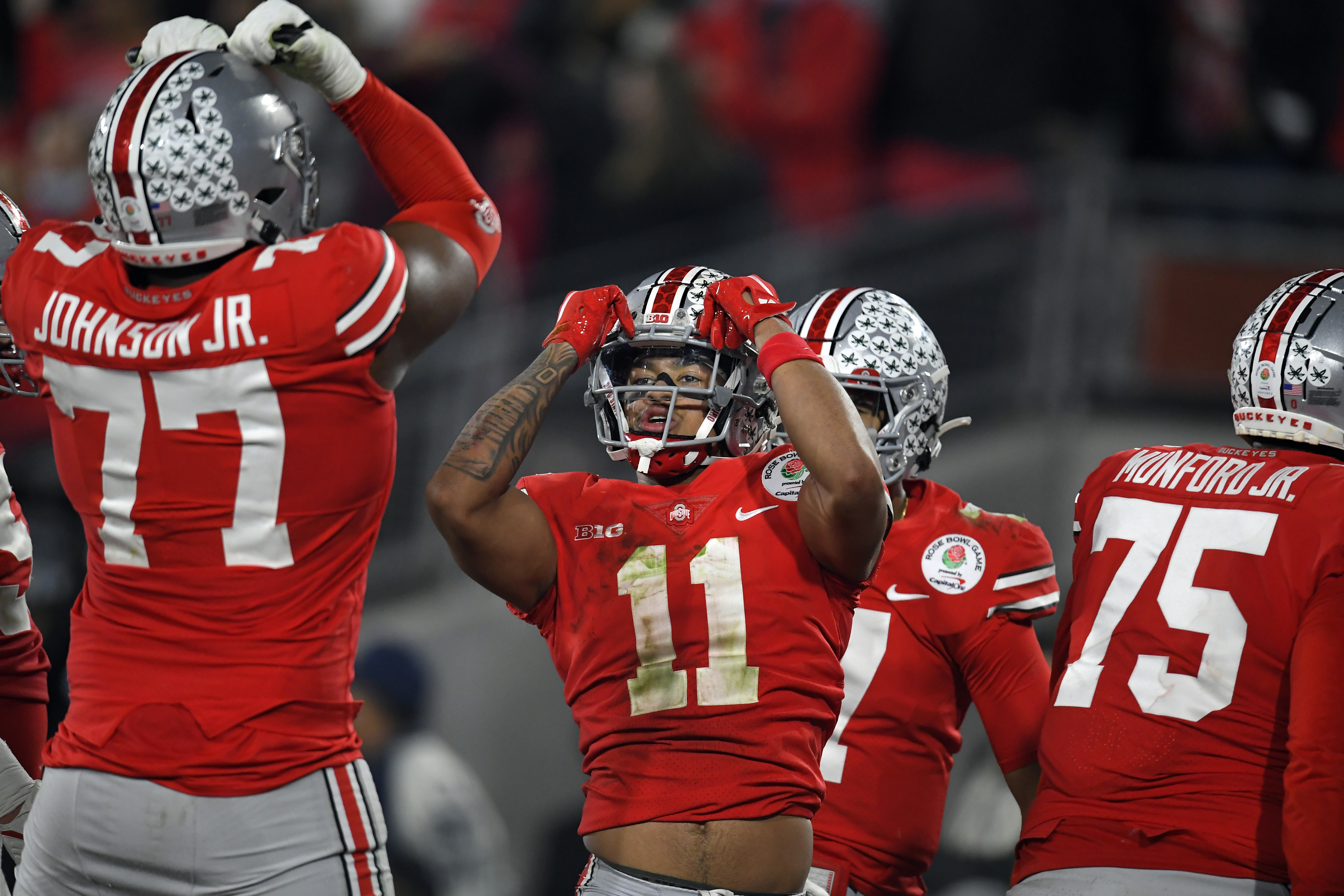 Ohio State's Miyan Williams, Jaxon Smith-Njigba Unavailable At