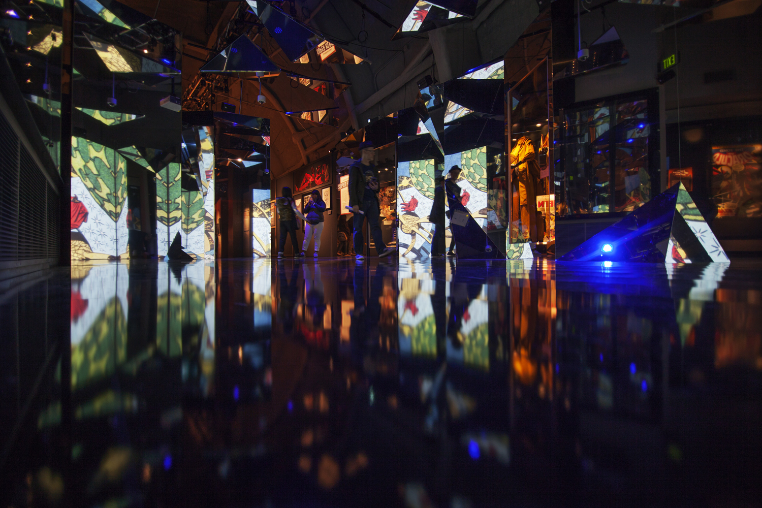 The Marvel Universe of Super Heroes exhibition.