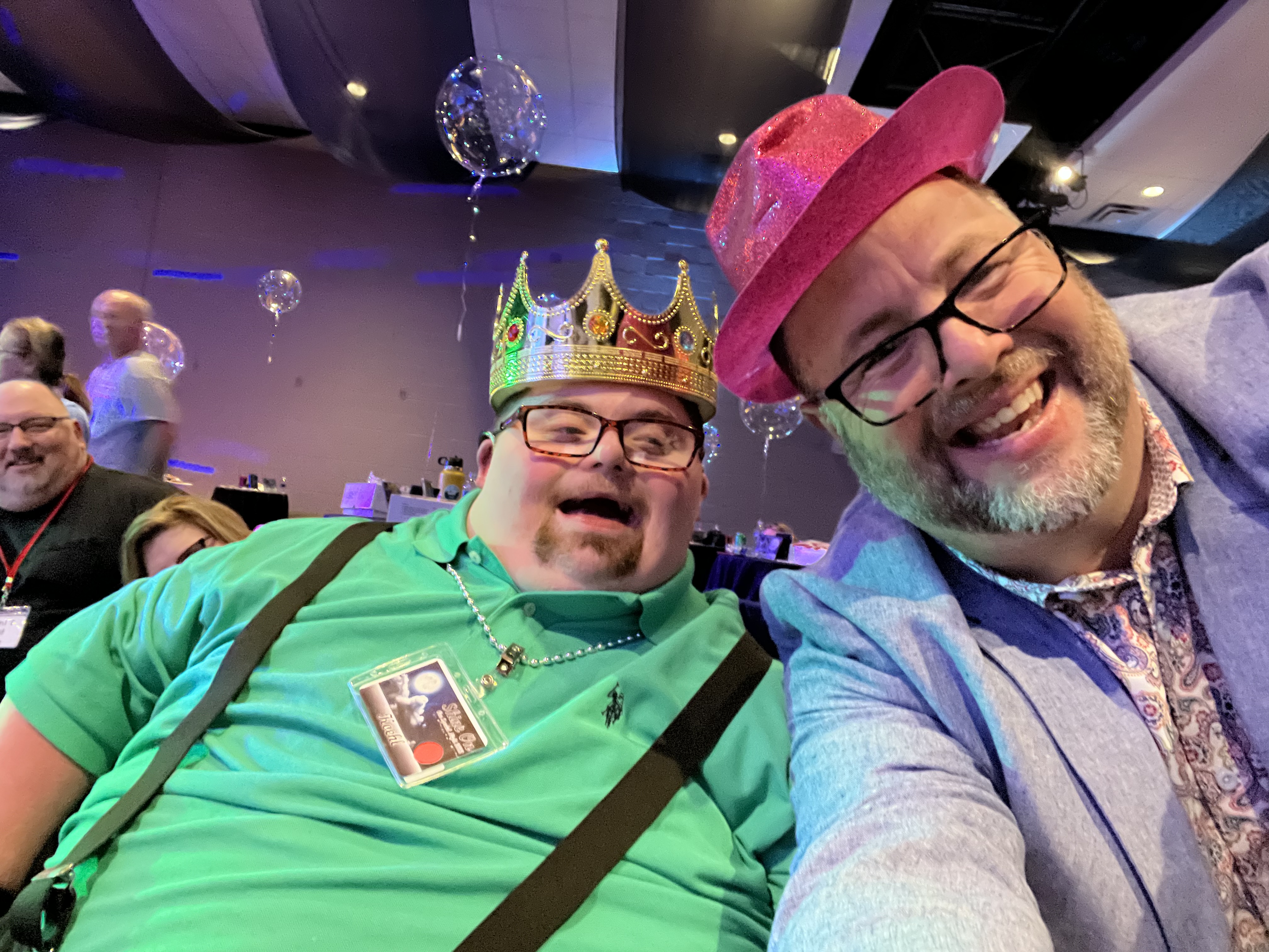 Christian "Koehl" Meyer, left, attended this year's "One Special Night" at Berachah Church in Middletown where Lamar Ferrell is pastor. SUBMITTED