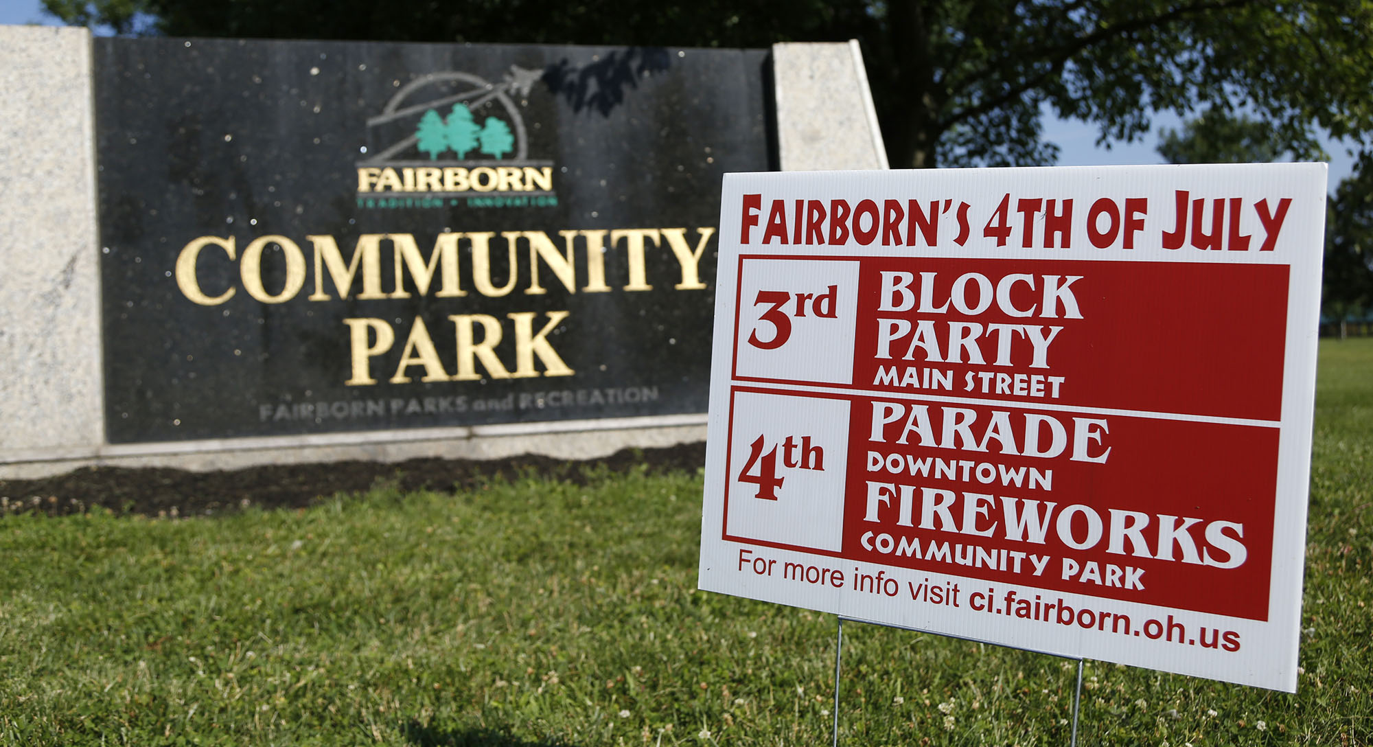 Fairborn is hosting a block party on Main Street on the 3rd and then a parade and fireworks on the 4th of July. TY GREENLEES / STAFF