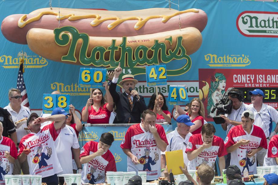 Chestnut Nathans Hot Dogs Shirt Nathans Hot Dog Eating Contest T-shirt -  The best gifts are made with Love