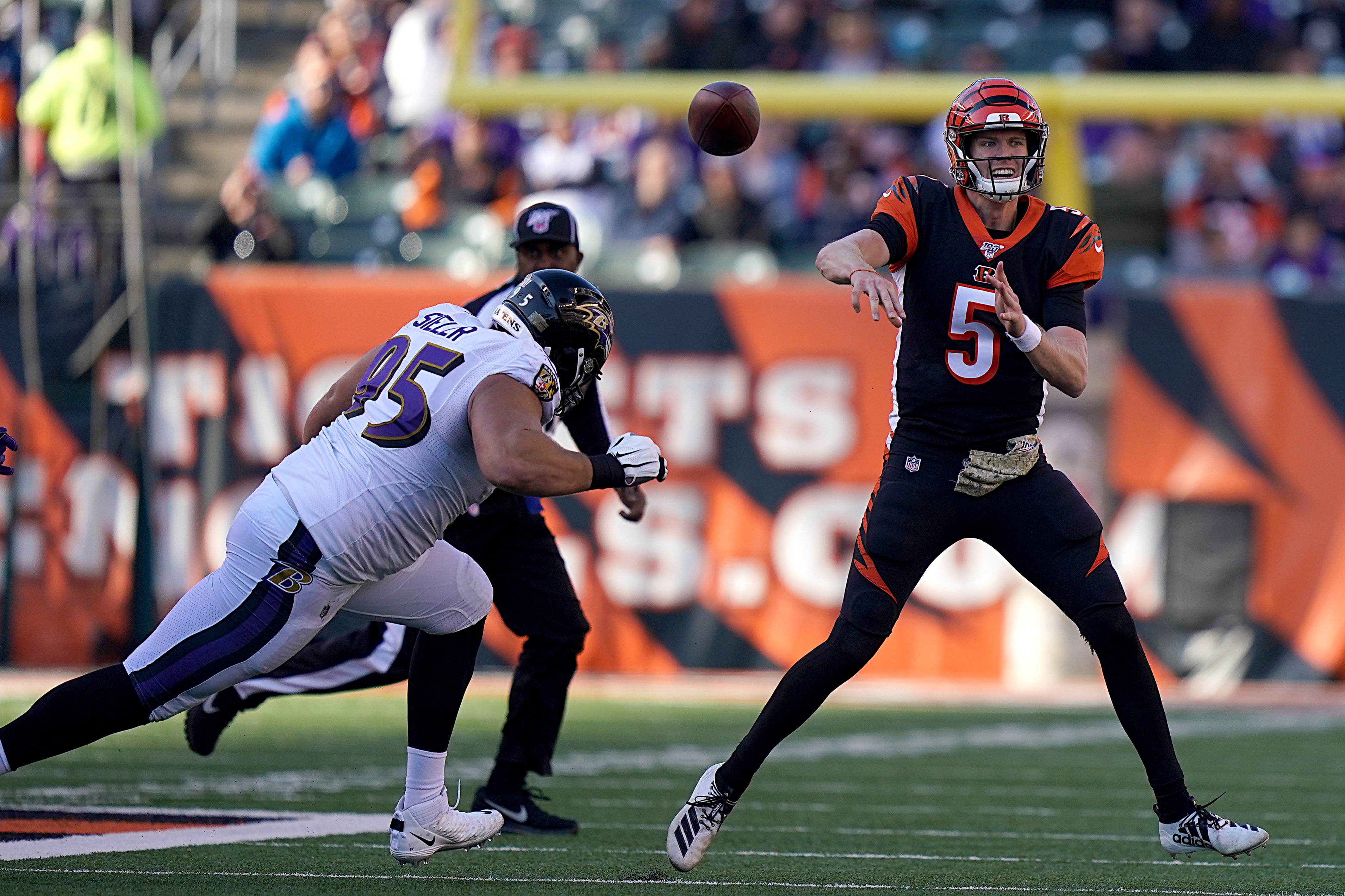 Cincinnati Bengals TD beats Baltimore Ravens: Andy Dalton to Tyler Boyd