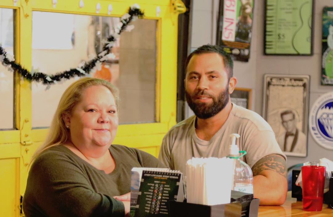 Local comedians Karen Jaffe and Luke Capasso. CONTRIBUTED