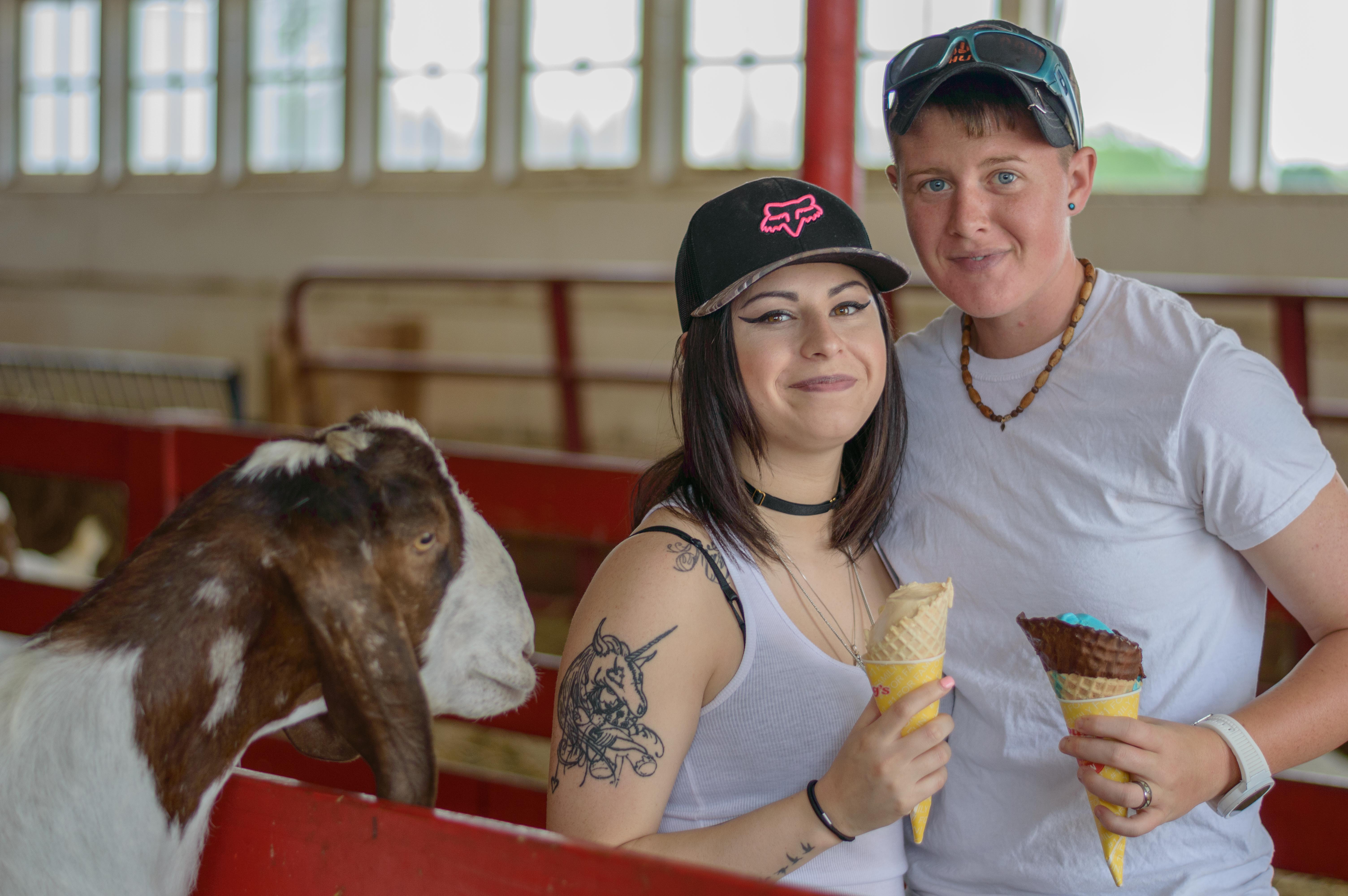 Patrons rang in the unofficial start of summer at one of Dayton's most popular destinations, Young's Jersey Dairy in Yellow Springs. (TOM GILLIAM)
