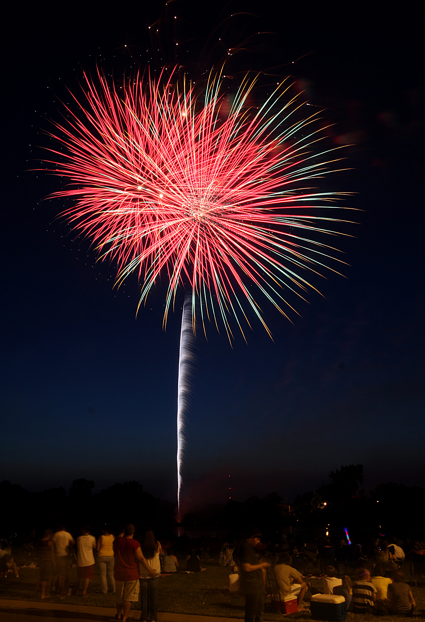 Delco Park Fireworks 2024 Norry Antonina