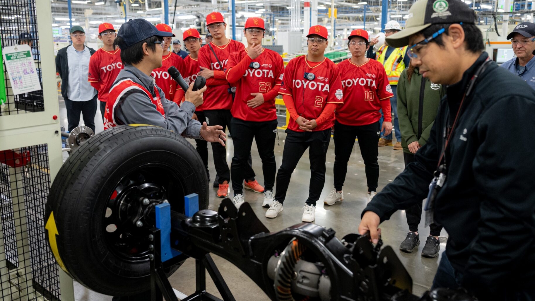 Toyota’s baseball team takes a swing through Alabama