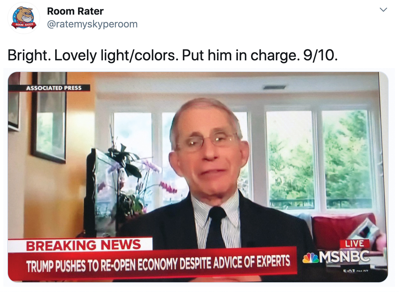 Room Rater weighs in healthcare experts’ home decor - Modern Healthcare
