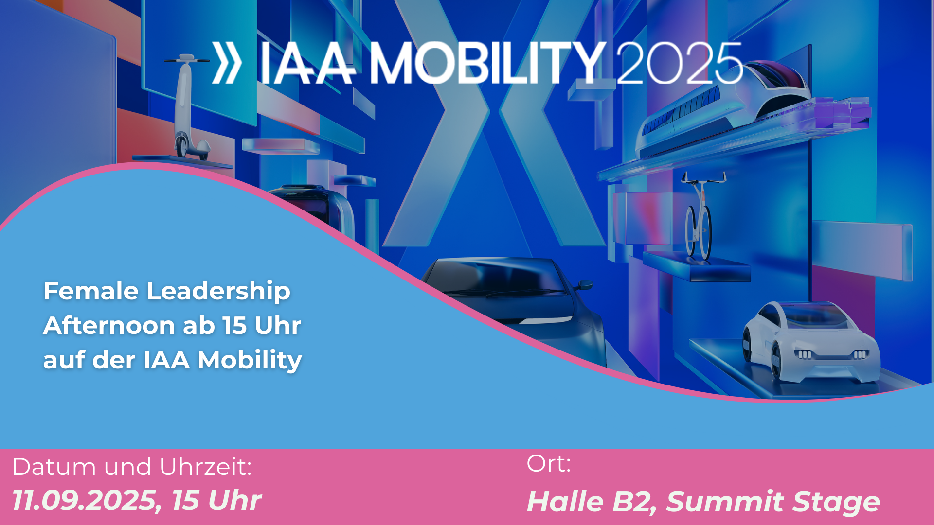 Female Leadership Afternoon bei der IAA Mobility 2025 - Automobilwoche