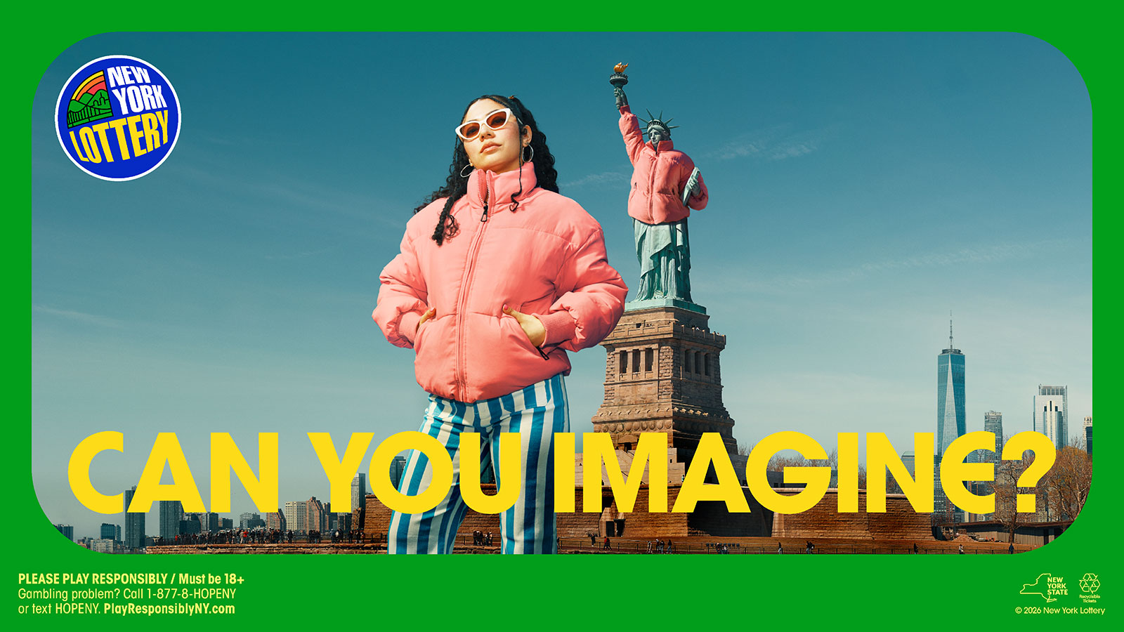 New York Lottery unveils a colorful new brand platform, ‘Can You Imagine?'