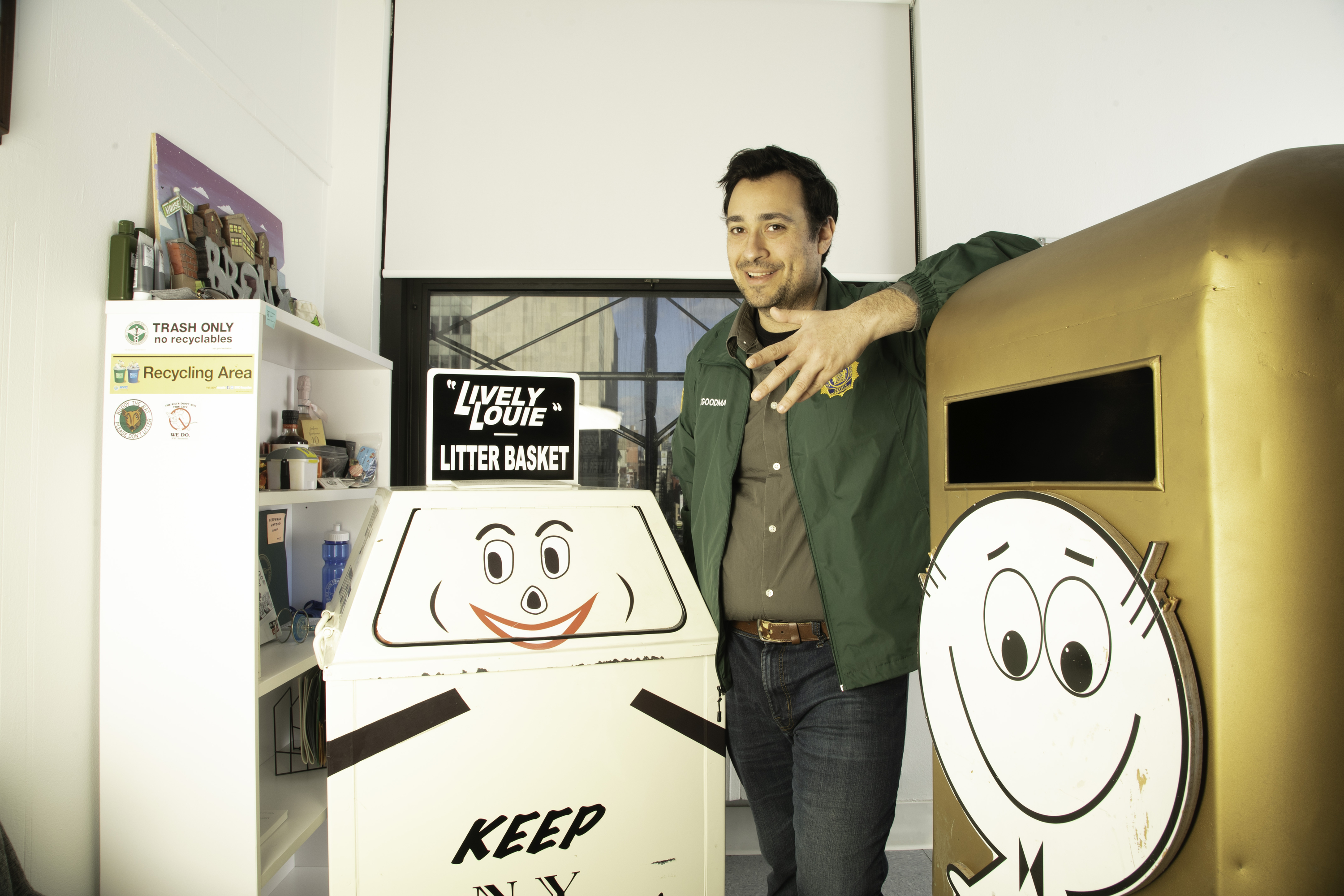 New York City’s sanitation messenger Joshua Goodman won’t let you stop ...