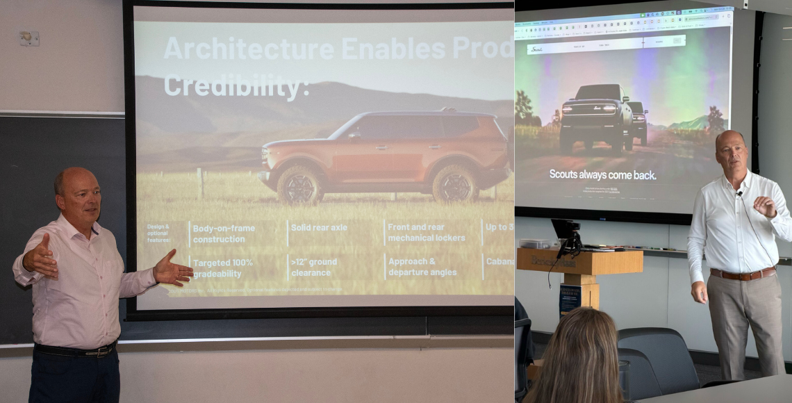 Scout’s arrival in South Carolina has executive teaching college engineering course