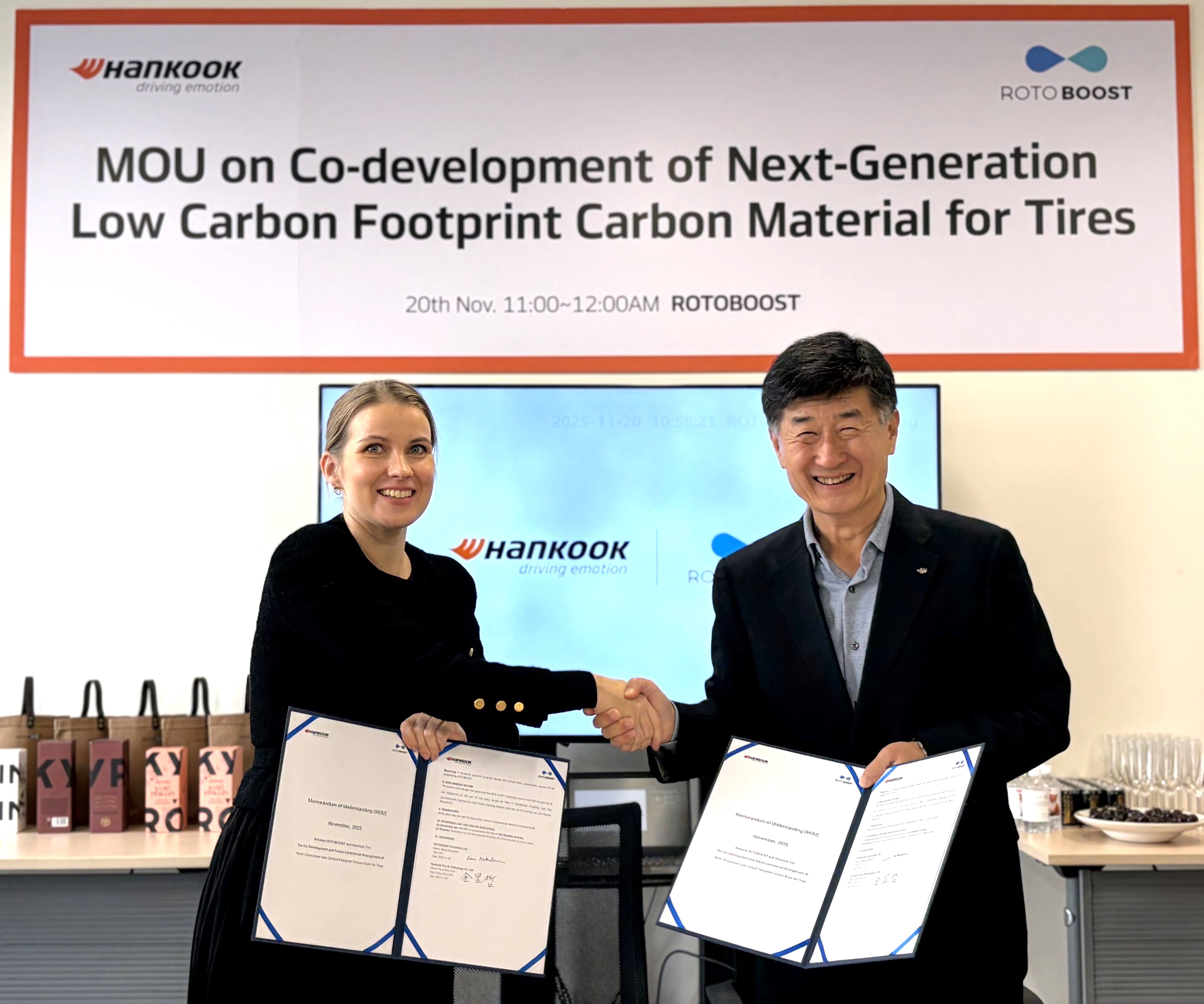 Rotoboost Hankook, Rotoboost partner for more sustainable carbon black - Rubber News