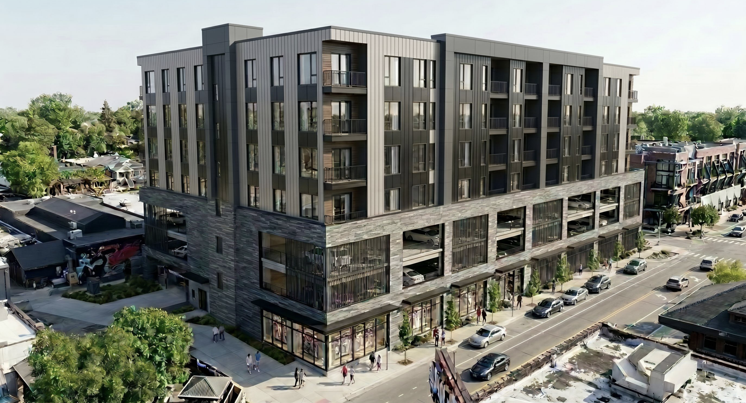 Developer plans parking deck with housing on Ferndale site next to Como’s