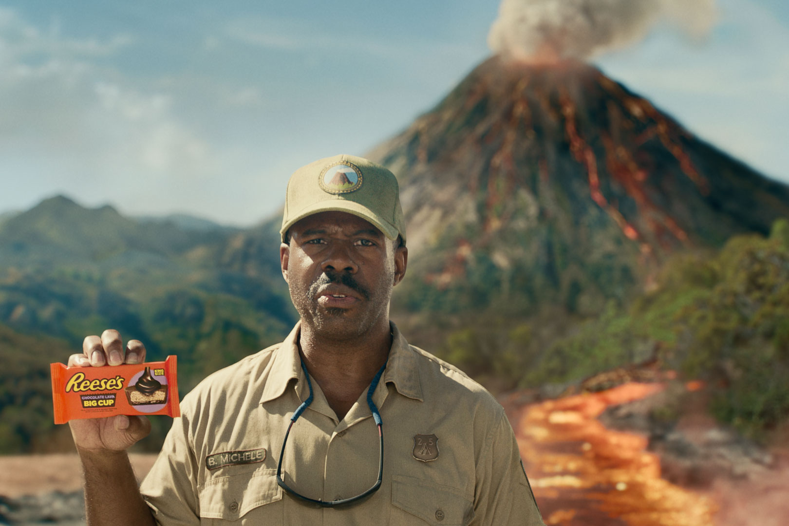 Inside Reese’s Chocolate Lava Big Cup Super Bowl commercial