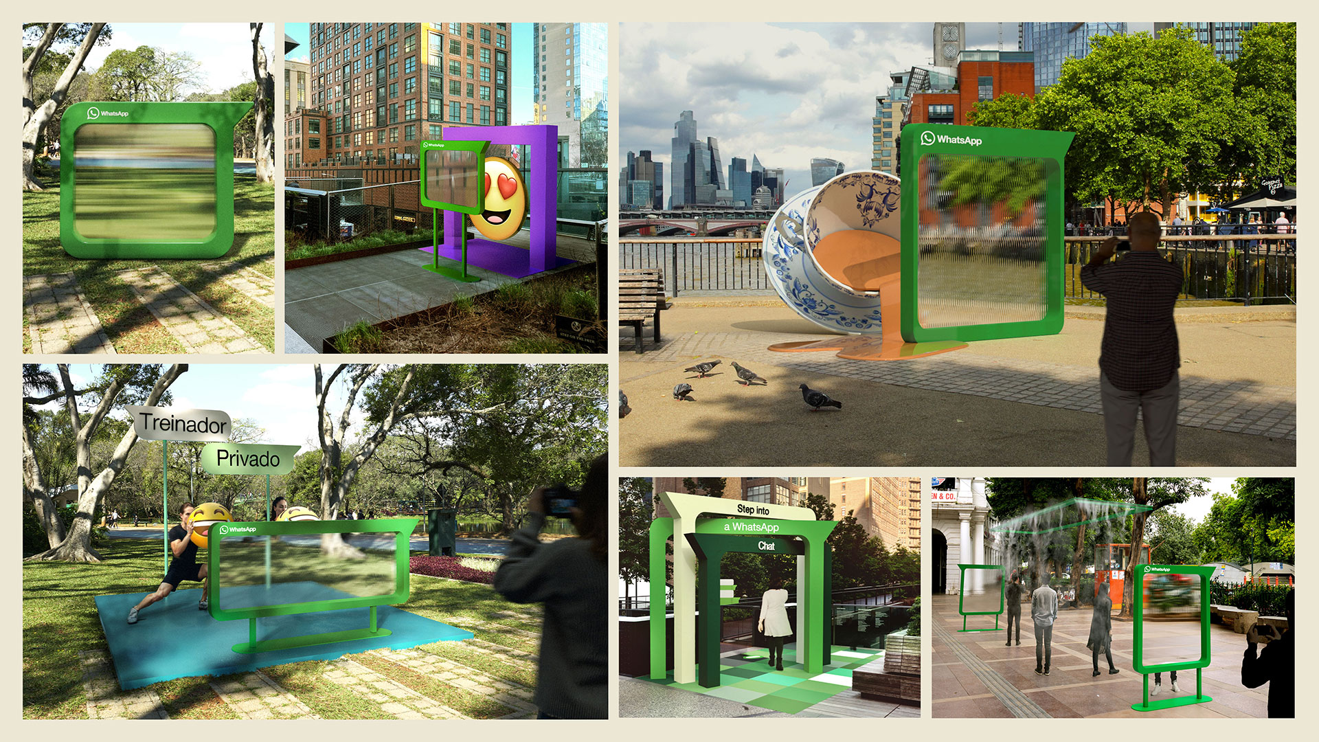 WhatsApp brings privacy promise to life with global public installations