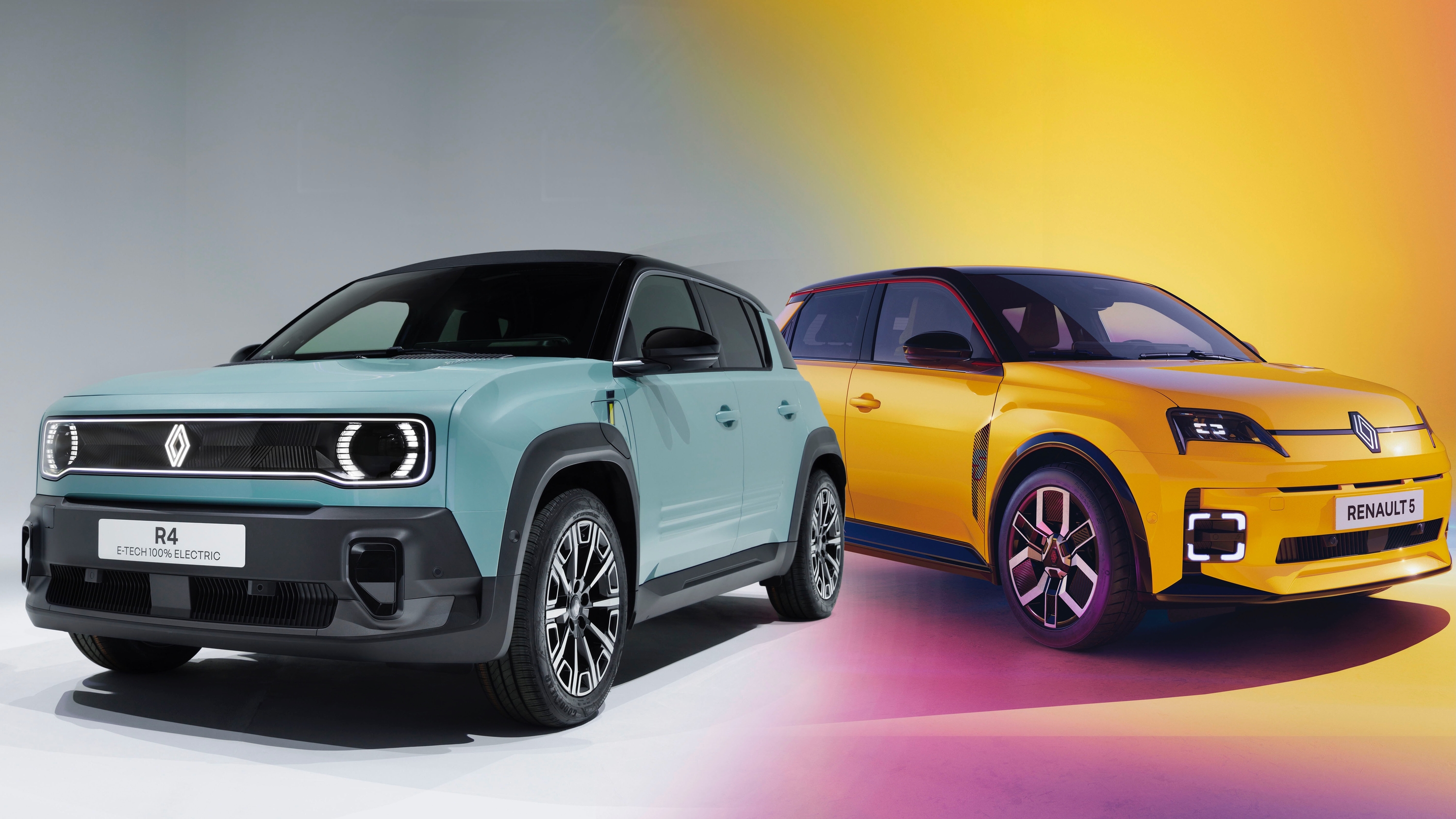 R5 R4 Scr Renault R5 und R4: Mit Retrodesign in die Zukunft - Automobilwoche