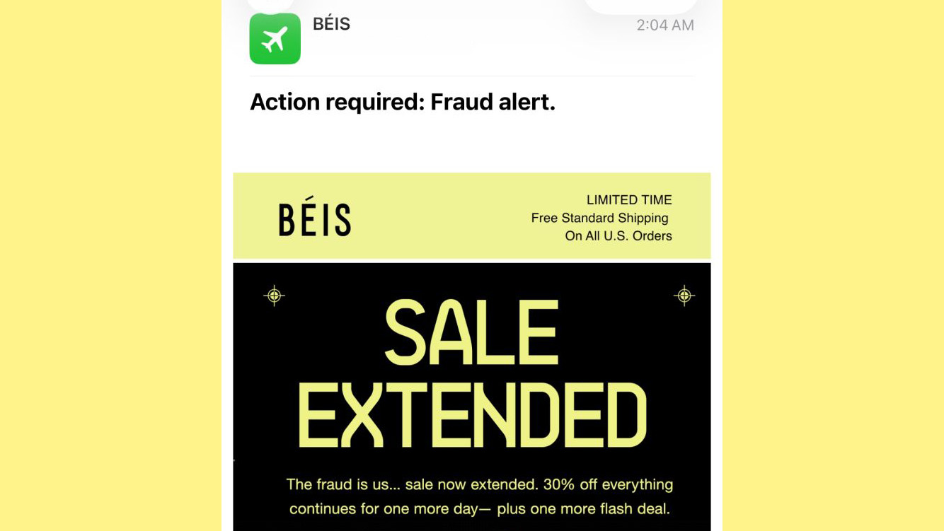 Béis Luggage's 'Fraud Alert' Email Backfires: A Cautionary Tale for Marketers
