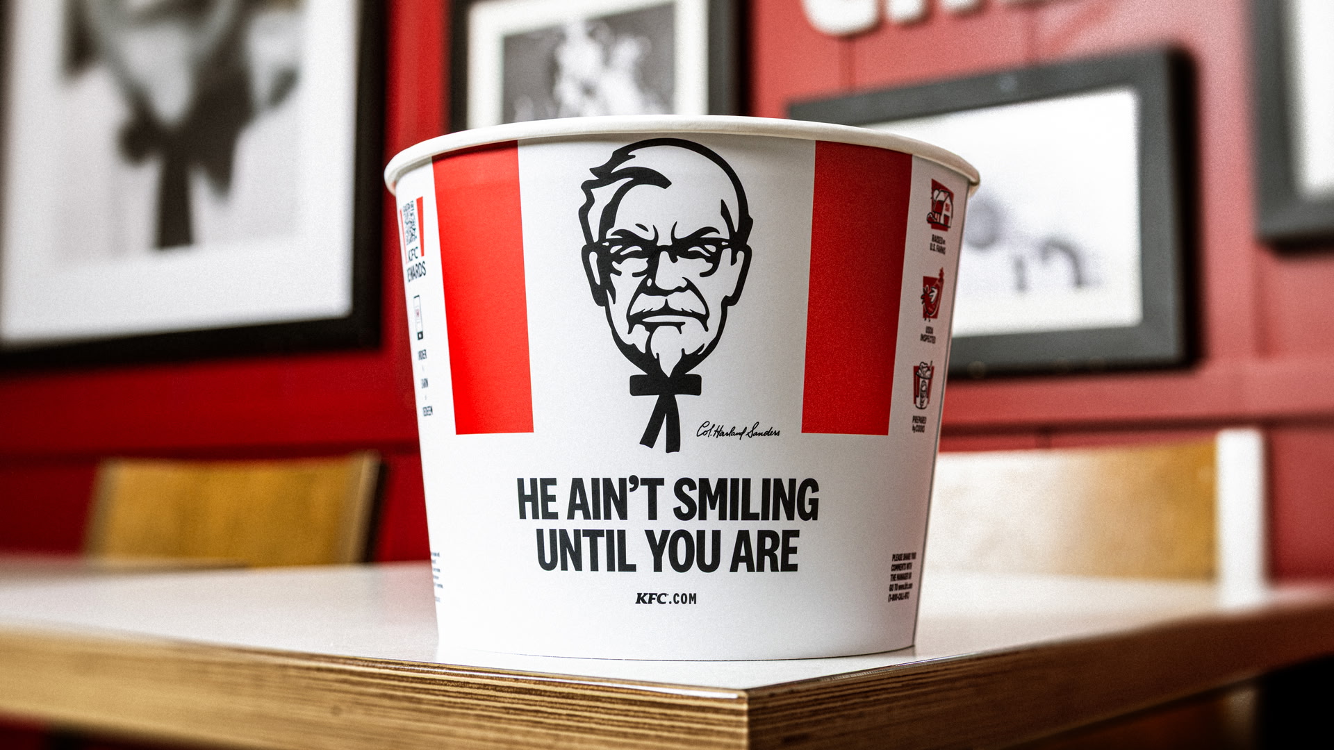 Why KFC’s latest campaign features a serious Colonel Sanders