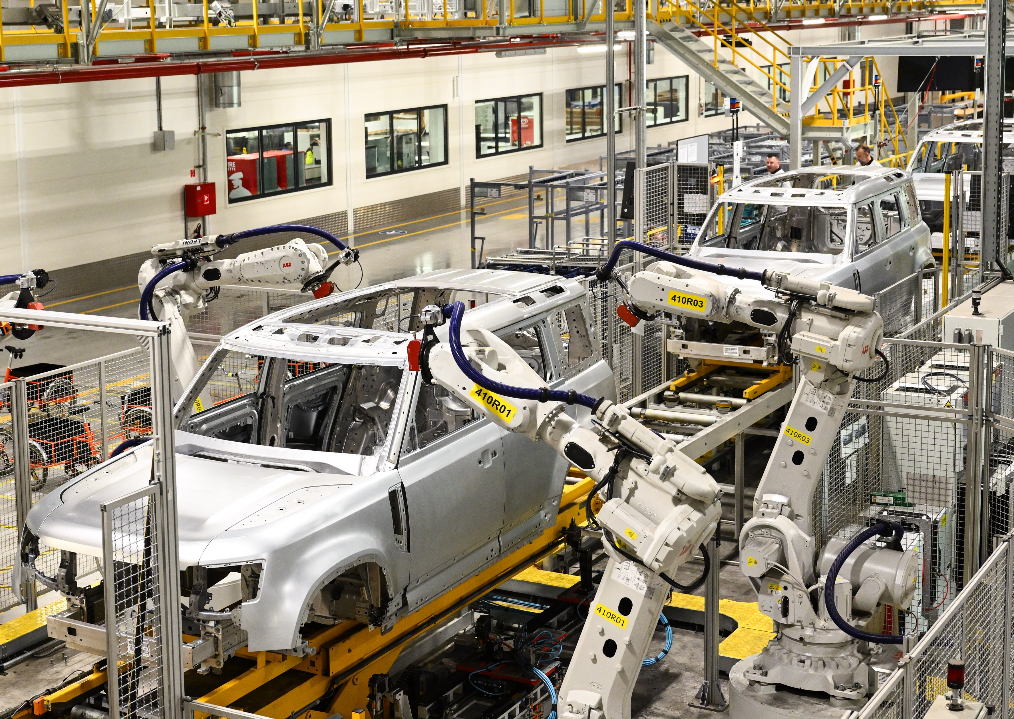 Land Rover Assembly Plant Jaguar Land Rover suppliers' output hit by cybersecurity attack ...