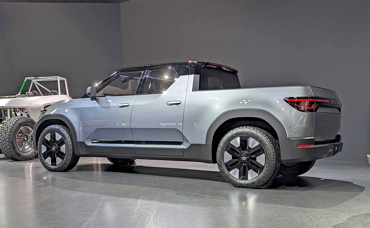 Compact Toyota pickup EV concept aimed at Ford Maverick - Automotive News
