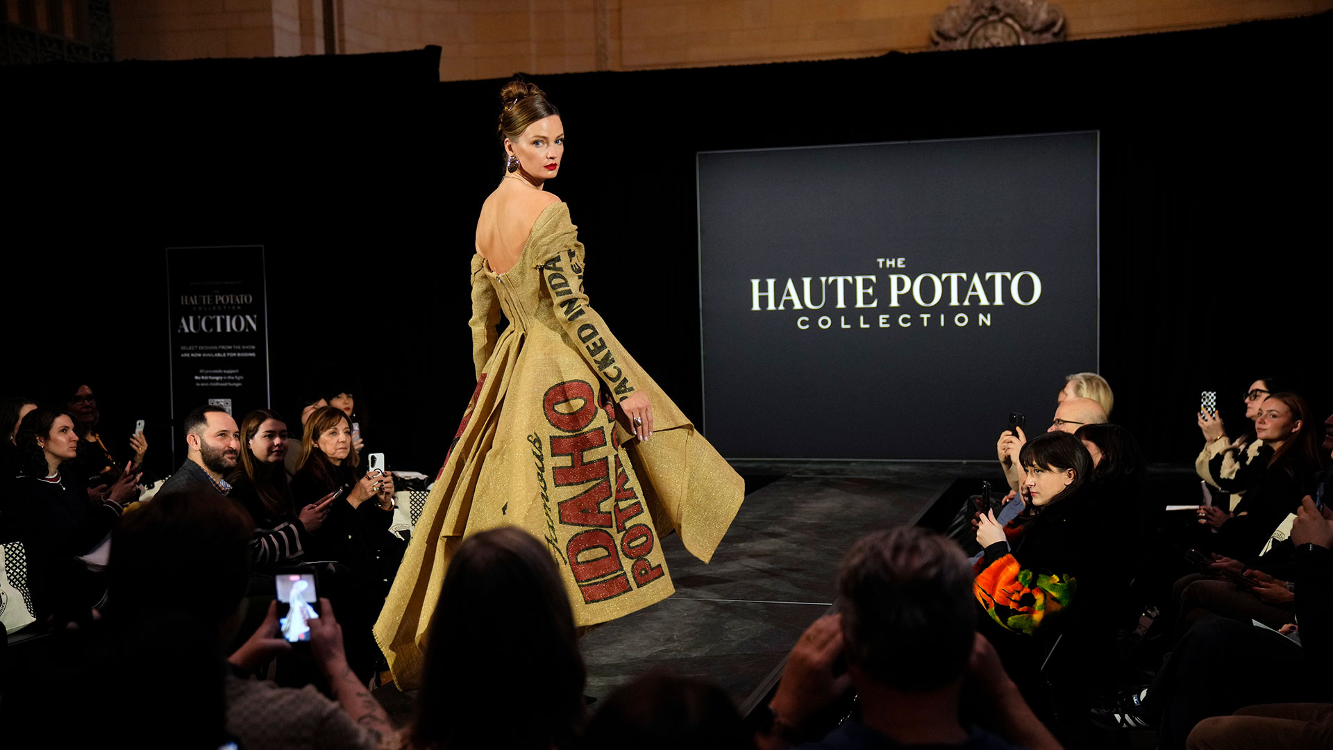 Idaho’s burlap ‘Haute Potato Collection’ hits New York Fashion Week