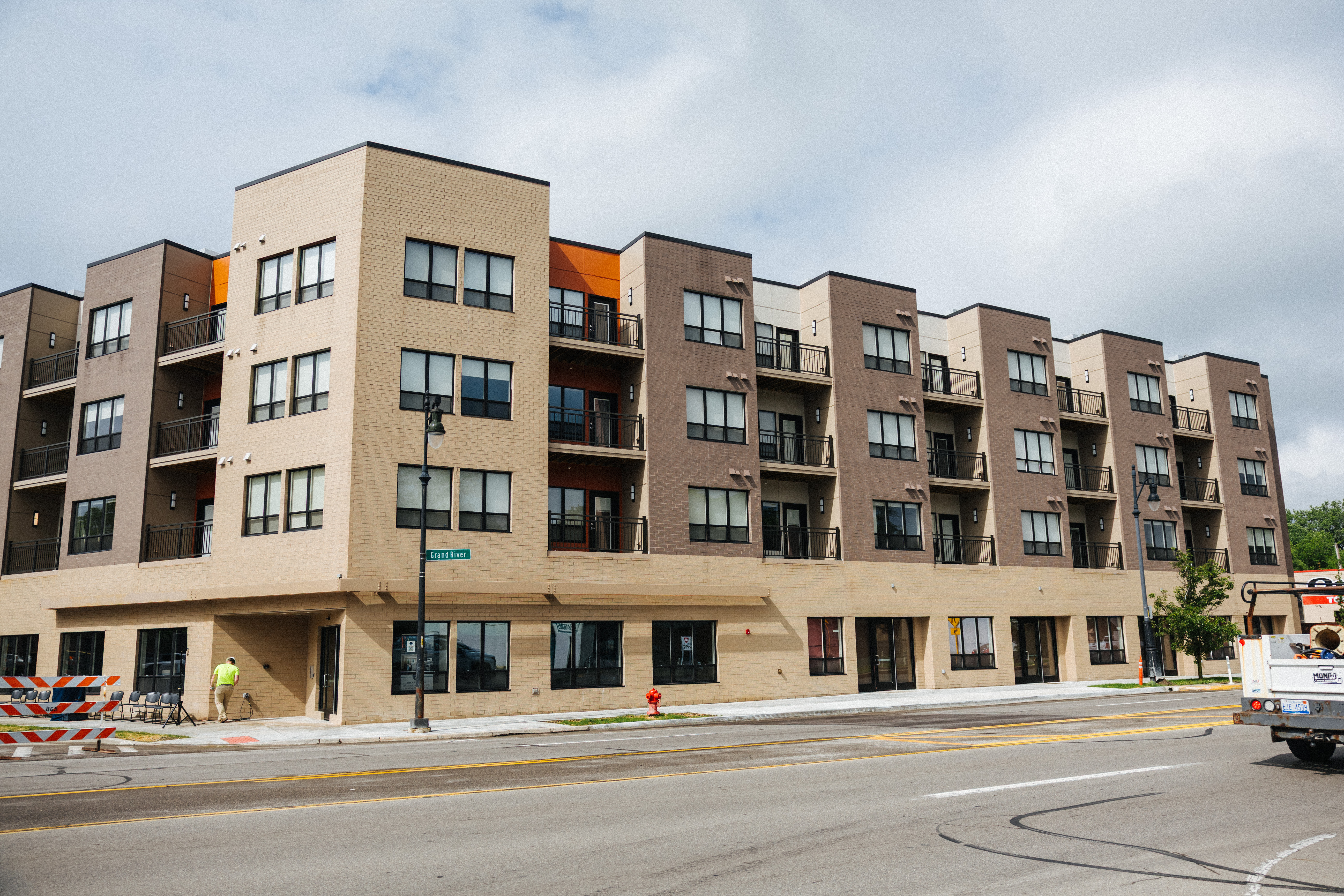 Art-focused apartment building opens in Detroit's Woodbridge