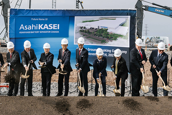 Asahi Kasei staying course on $1.6B battery materials plant in Canada despite Honda EV pullback
