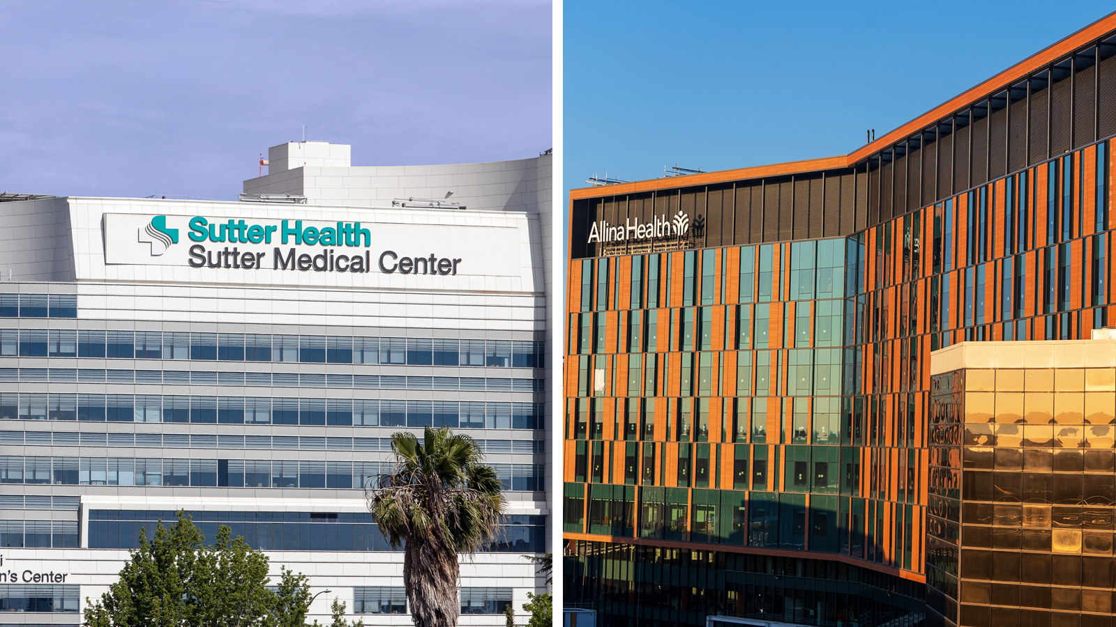 Sutter Health, Allina Health take first step toward combining