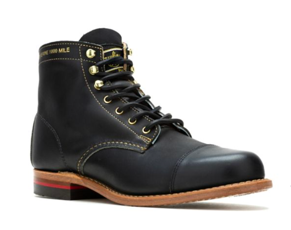 Wolverine 1000 Mile Rawlings Boots Mens‎ 11 Black Gold Glove Leather W08012 NEW Wolverine 1000 Mile Rawlings Boots Mens 11 Black Gold Glove  main image 3
