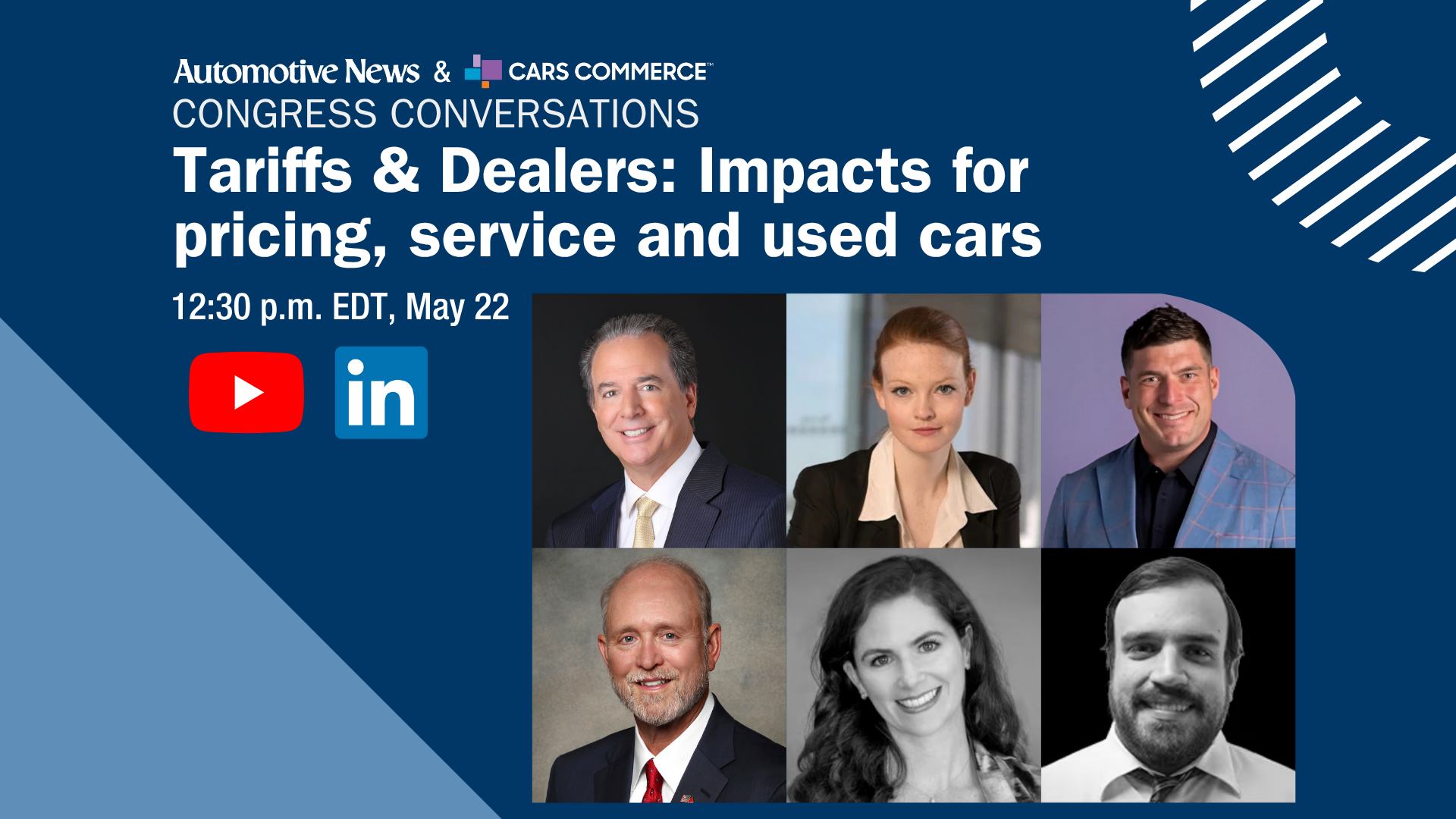 Live talk on tariff impacts for dealers at 12:30 p.m. May 22 ...