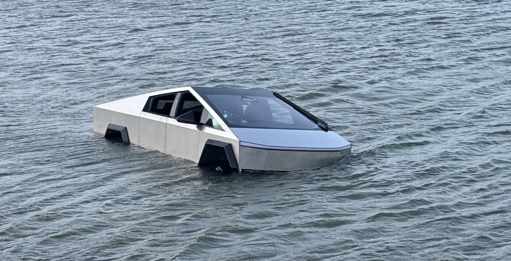 Tesla Cybertruck owner jailed after ‘Wade Mode’ demo flops in Texas lake