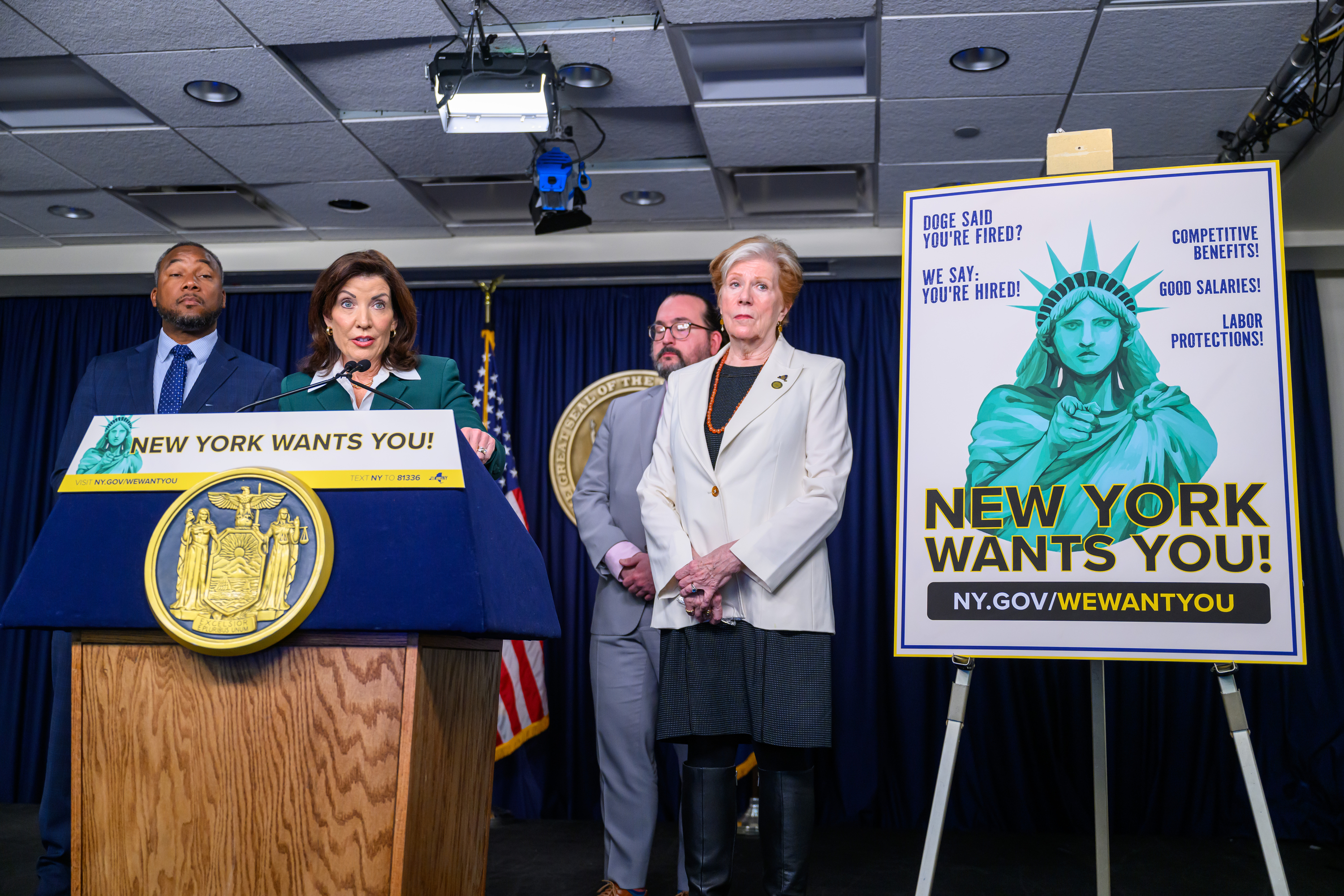 New York recruiting federal workers fired by Trump, Musk's DOGE - Crain ...