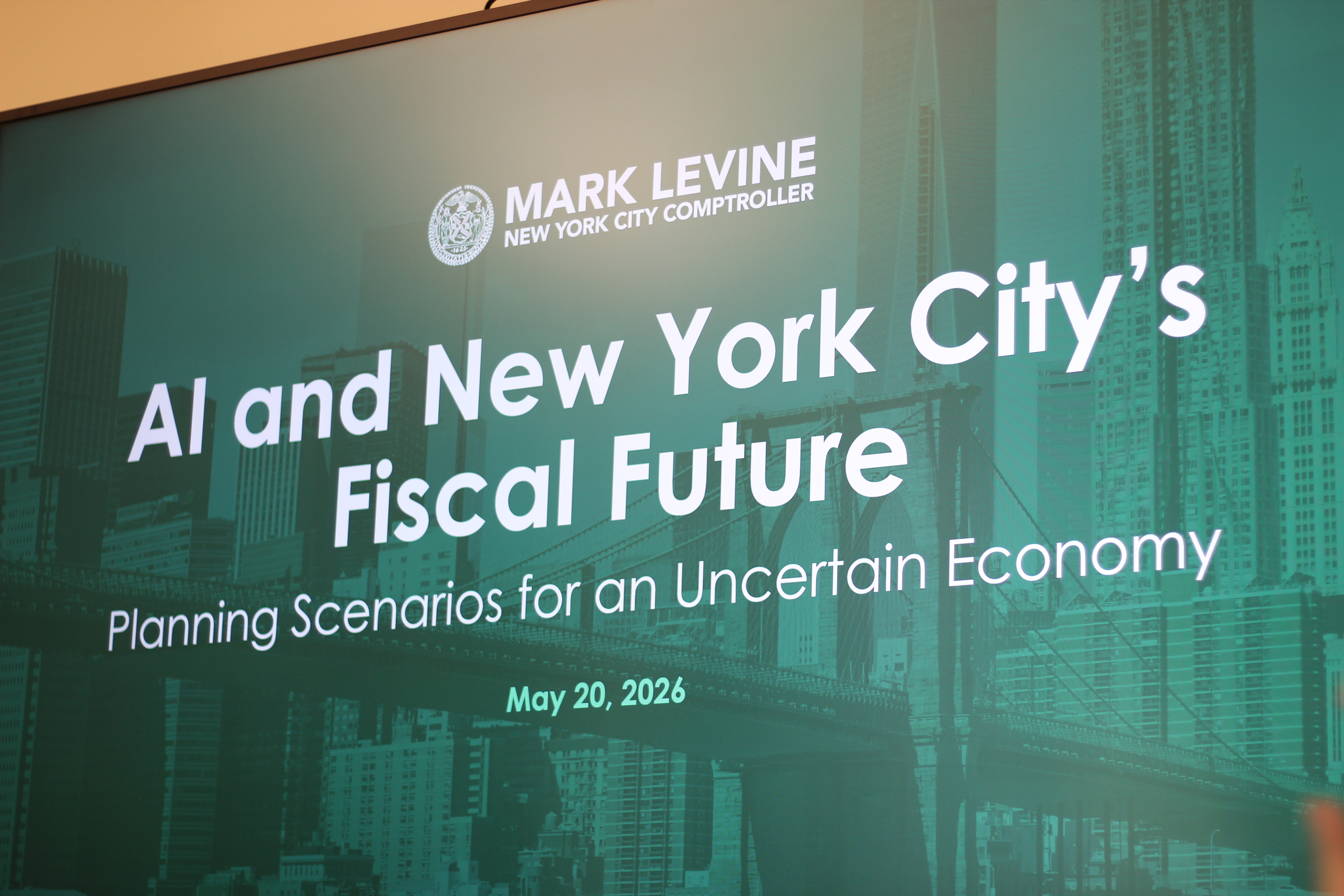 NYC’s budget is riding the AI boom. Levine warns it’s not ready for a bust