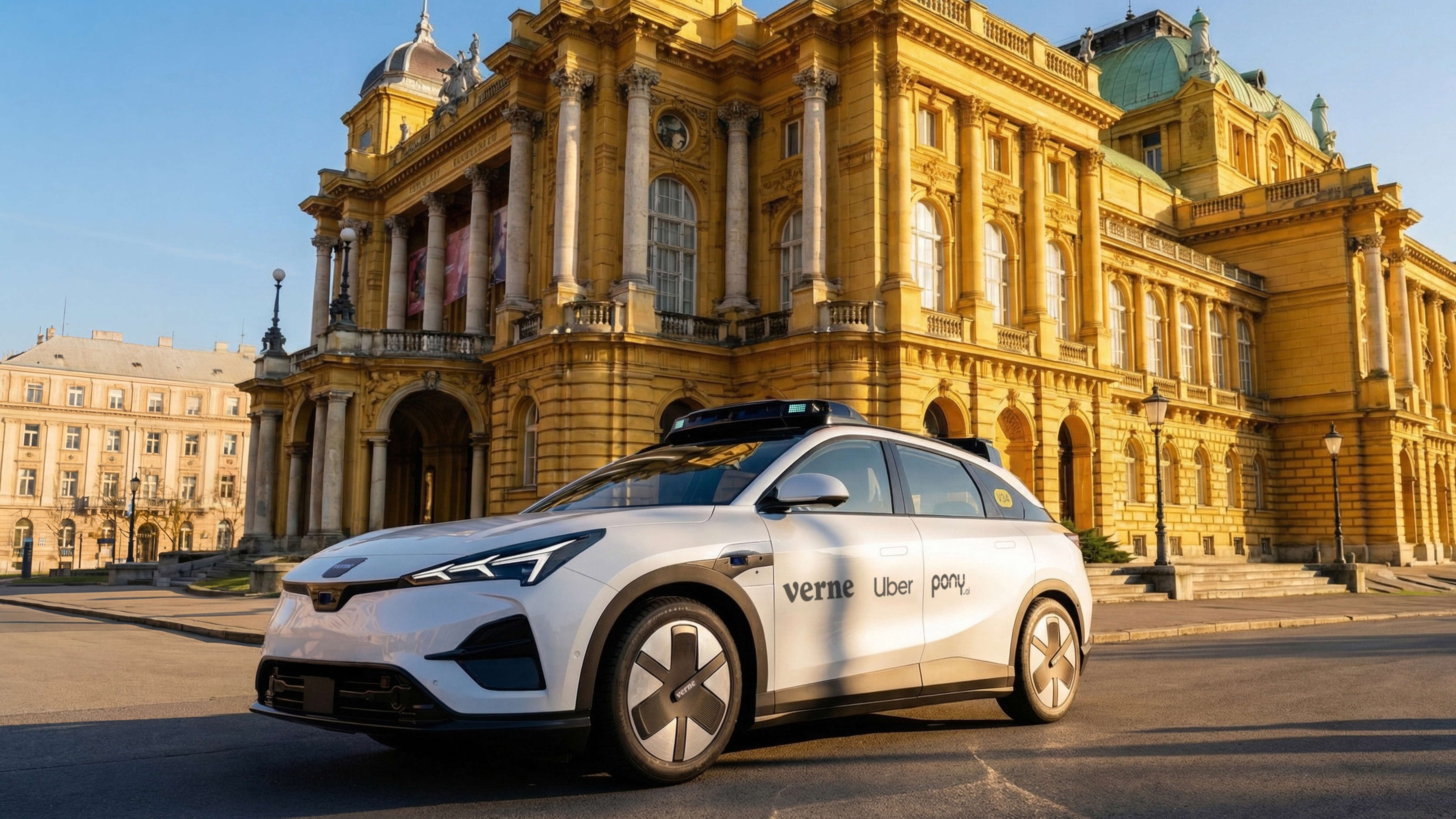 Uber, Pony.ai, Verne team up to launch Europe’s first robotaxi service in Croatia