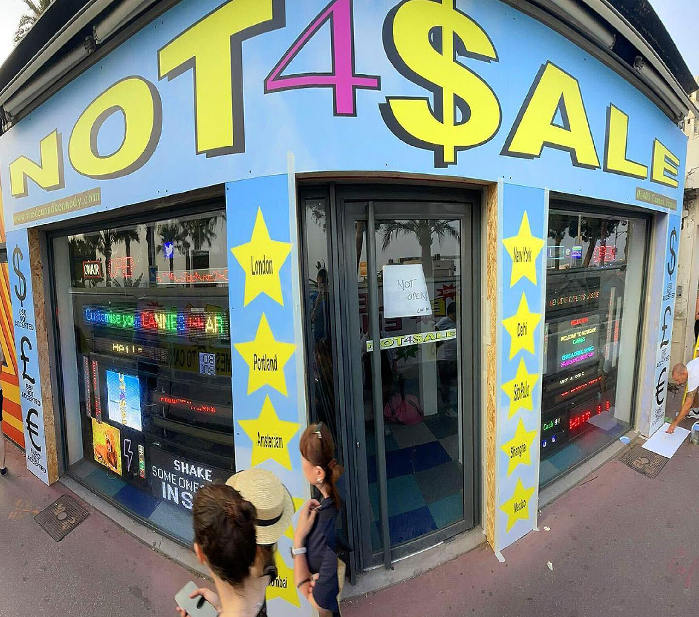 Cannes 2023: Inside W+K's 'NOT 4 $ALE' storefront - Ad Age