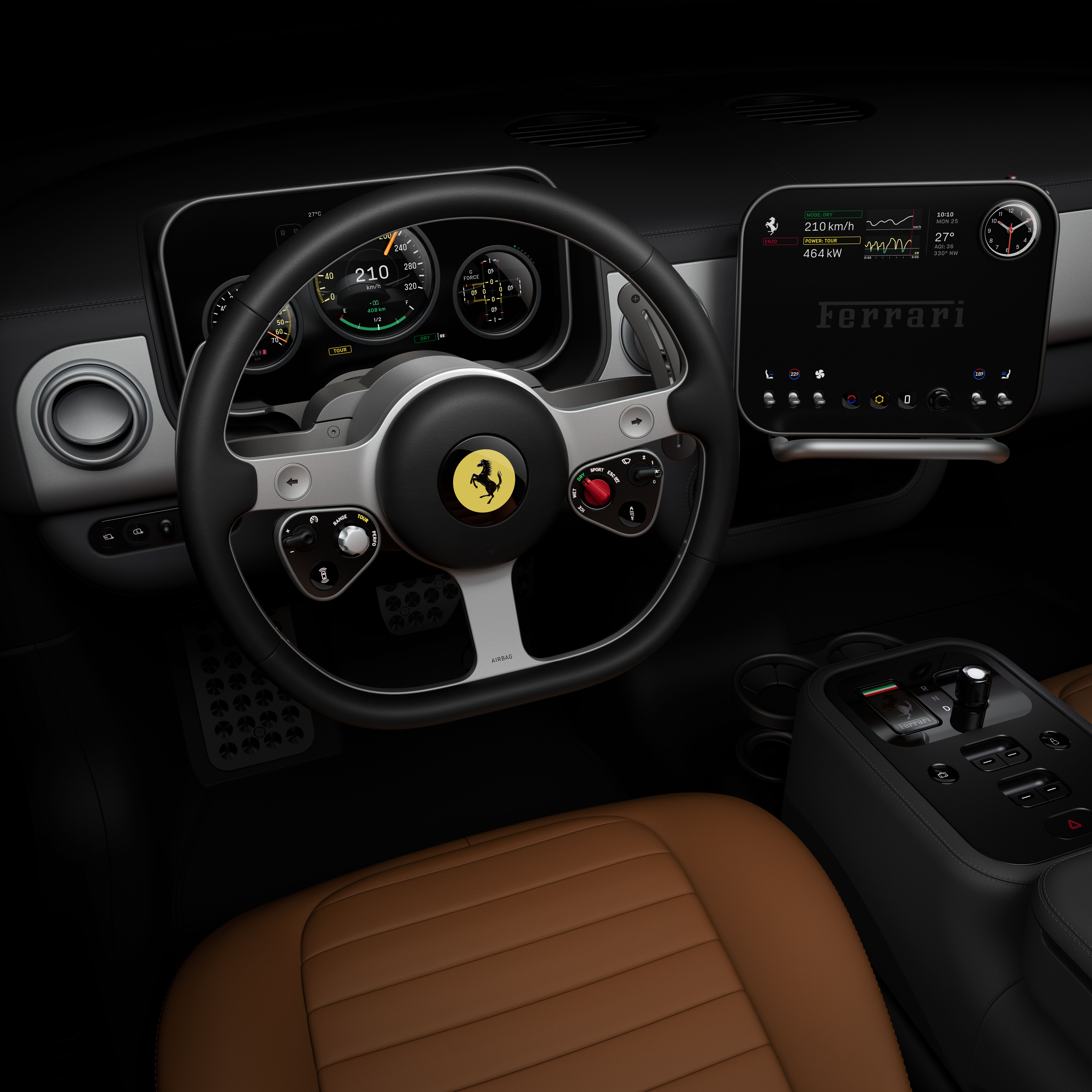 Ferrari’s first EV to get Apple-style cabin, will be called Luce