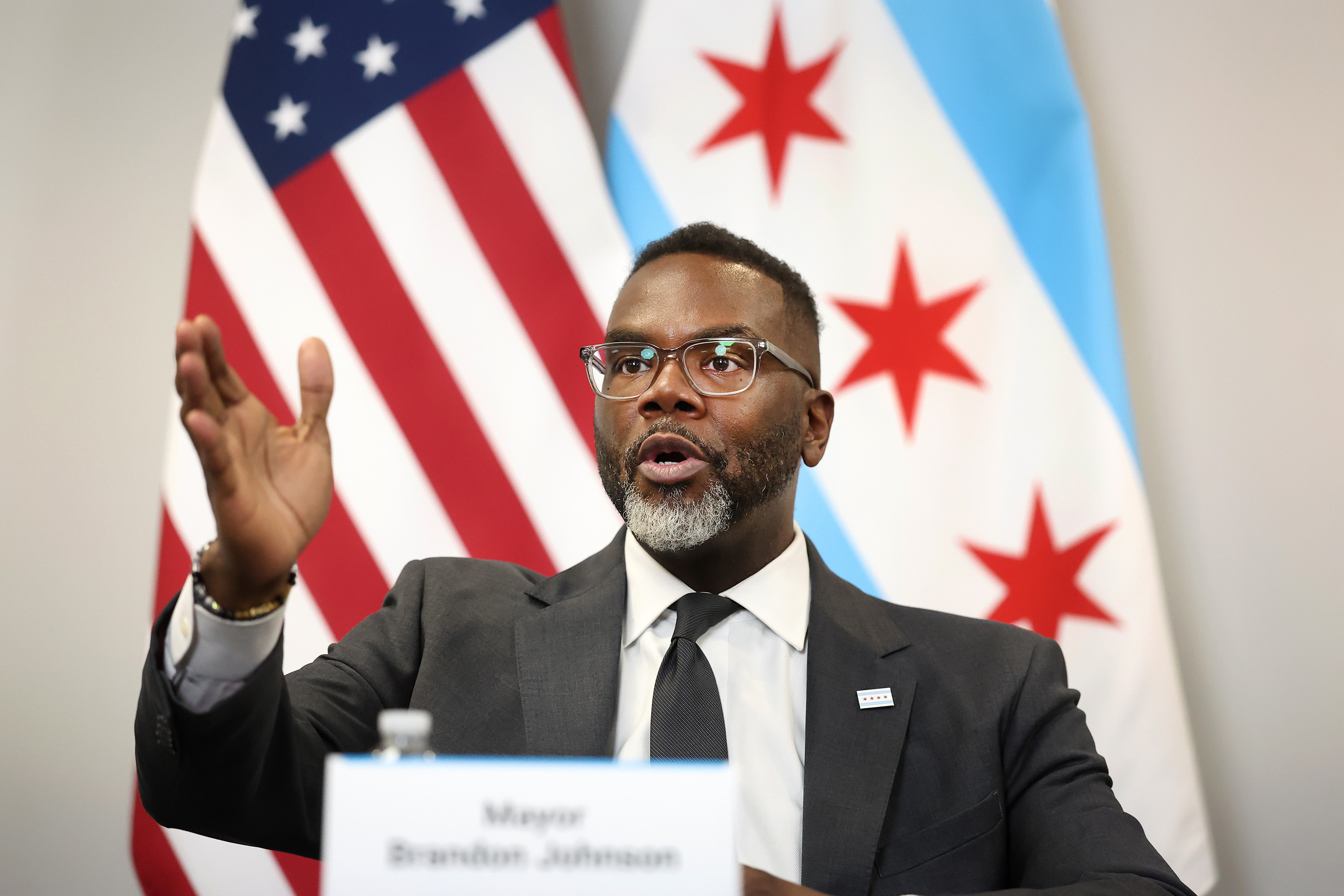 Brandon Johnson is casting Michael Sacks as the symbol of billionaire power. That comes with risks. Brandon Johnson is casting Michael Sacks as the symbol of billionaire power. That comes with risks.