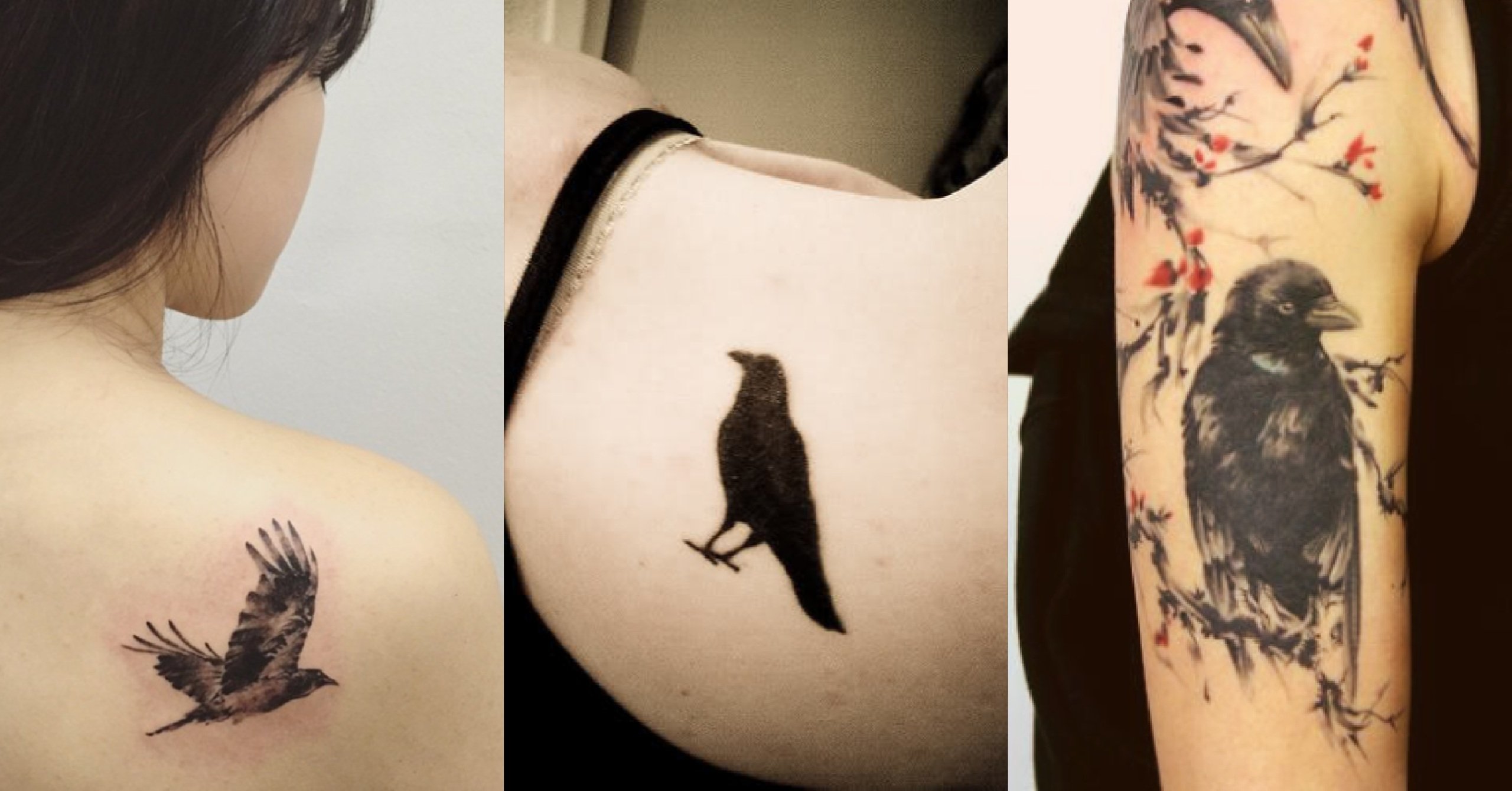 14 Crow Tattoo Designs That Will Inspire You To Be True To Yourself