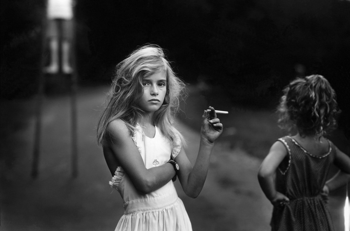 Sally Mann's Photo Of A Young Girl Having A Smoke That Shocked An Enti...