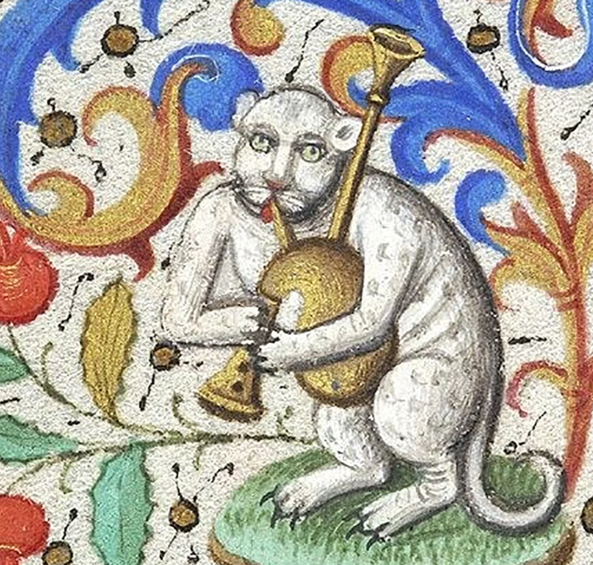 Why Do Cats Have Human Faces in Medieval Art?