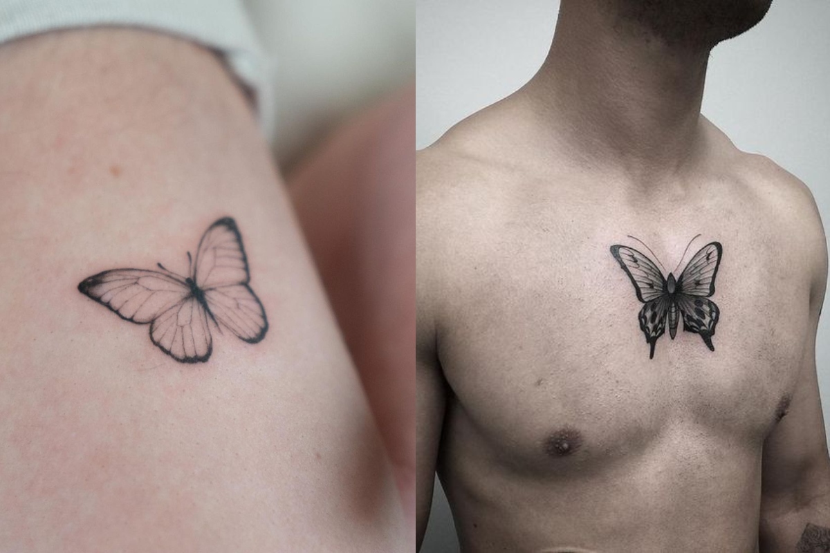 Significado mariposa tatuaje hombre