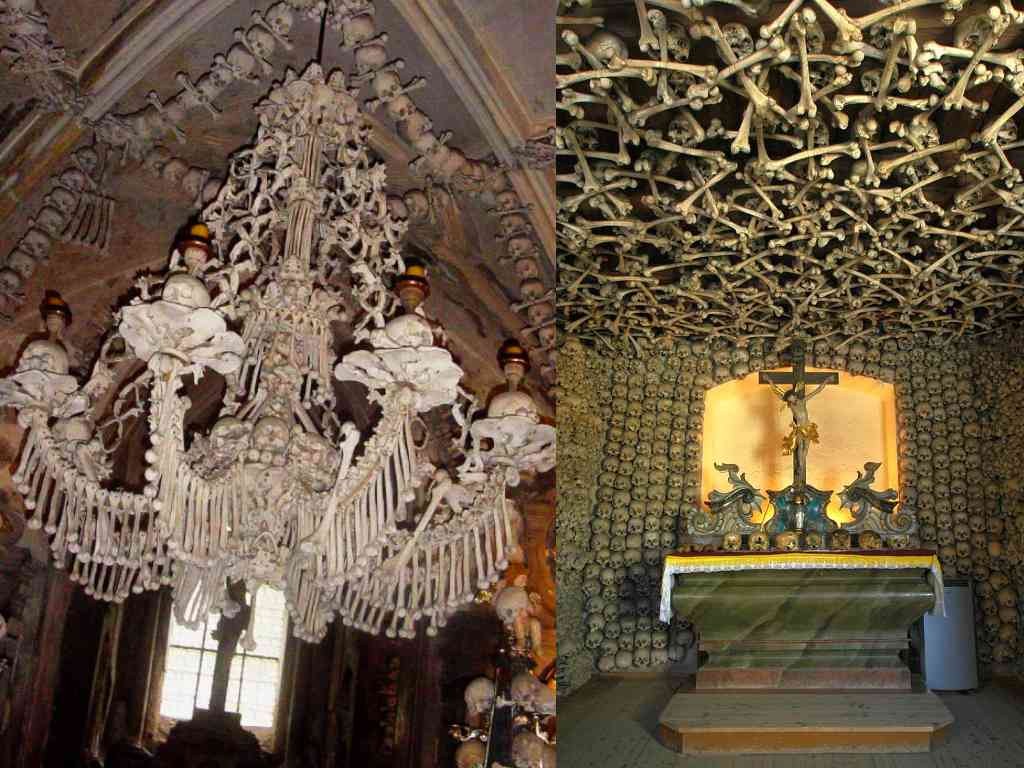 Las iglesias europeas decoradas con huesos de víctimas de la peste