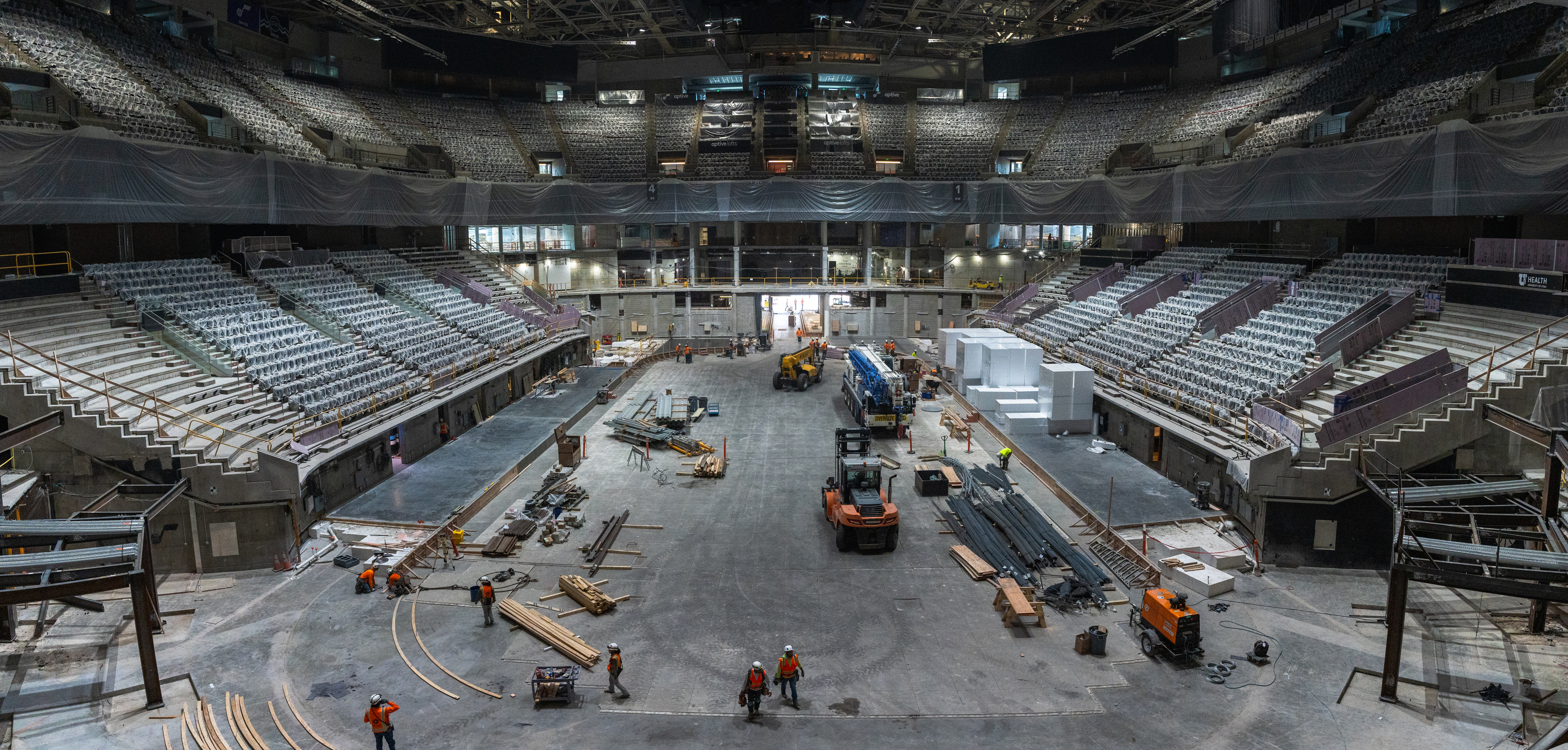 How the Delta Center's new bleacher system works – Deseret News