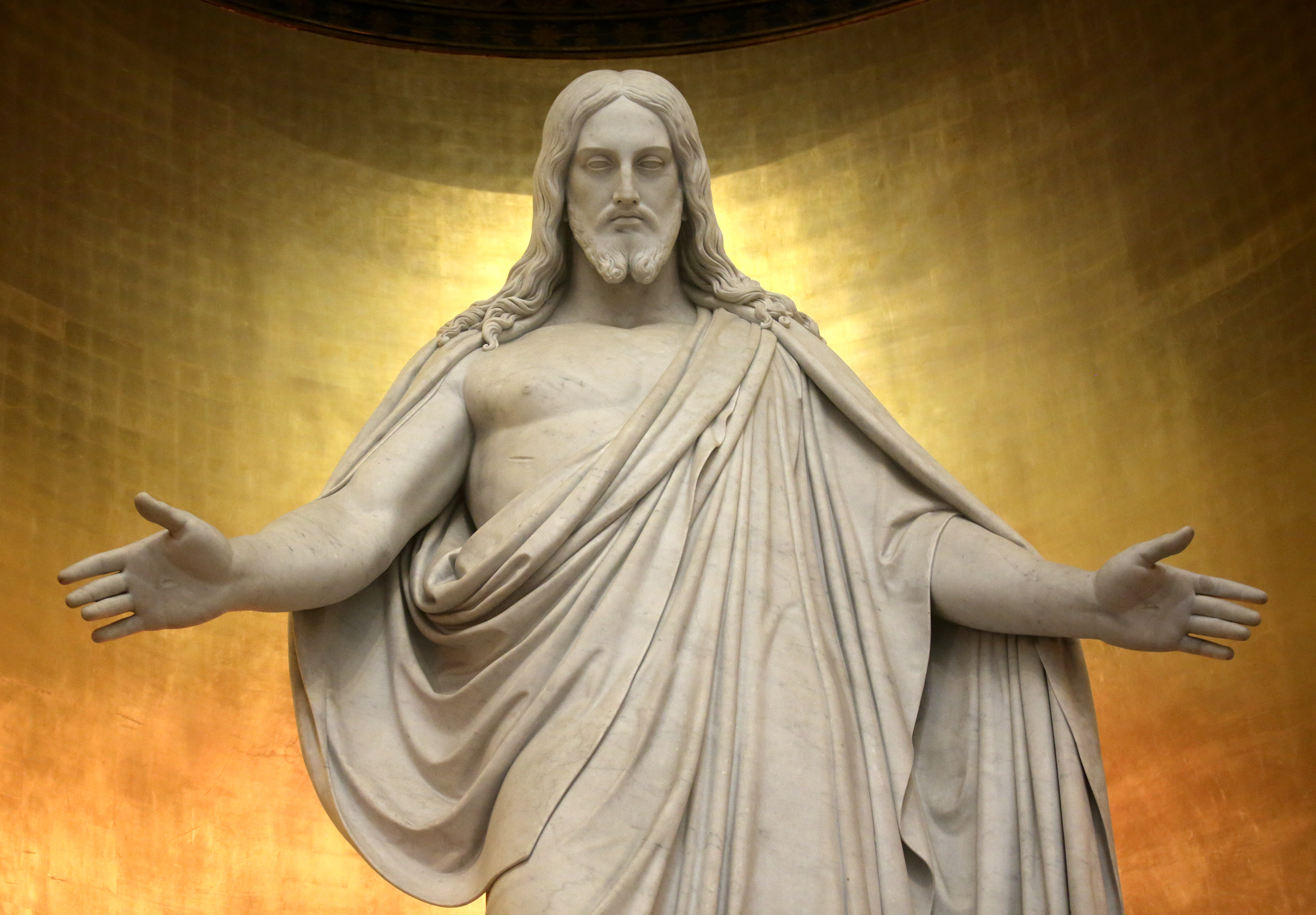 Symbolism of the statues in the Rome Italy Temple Visitors' Center
