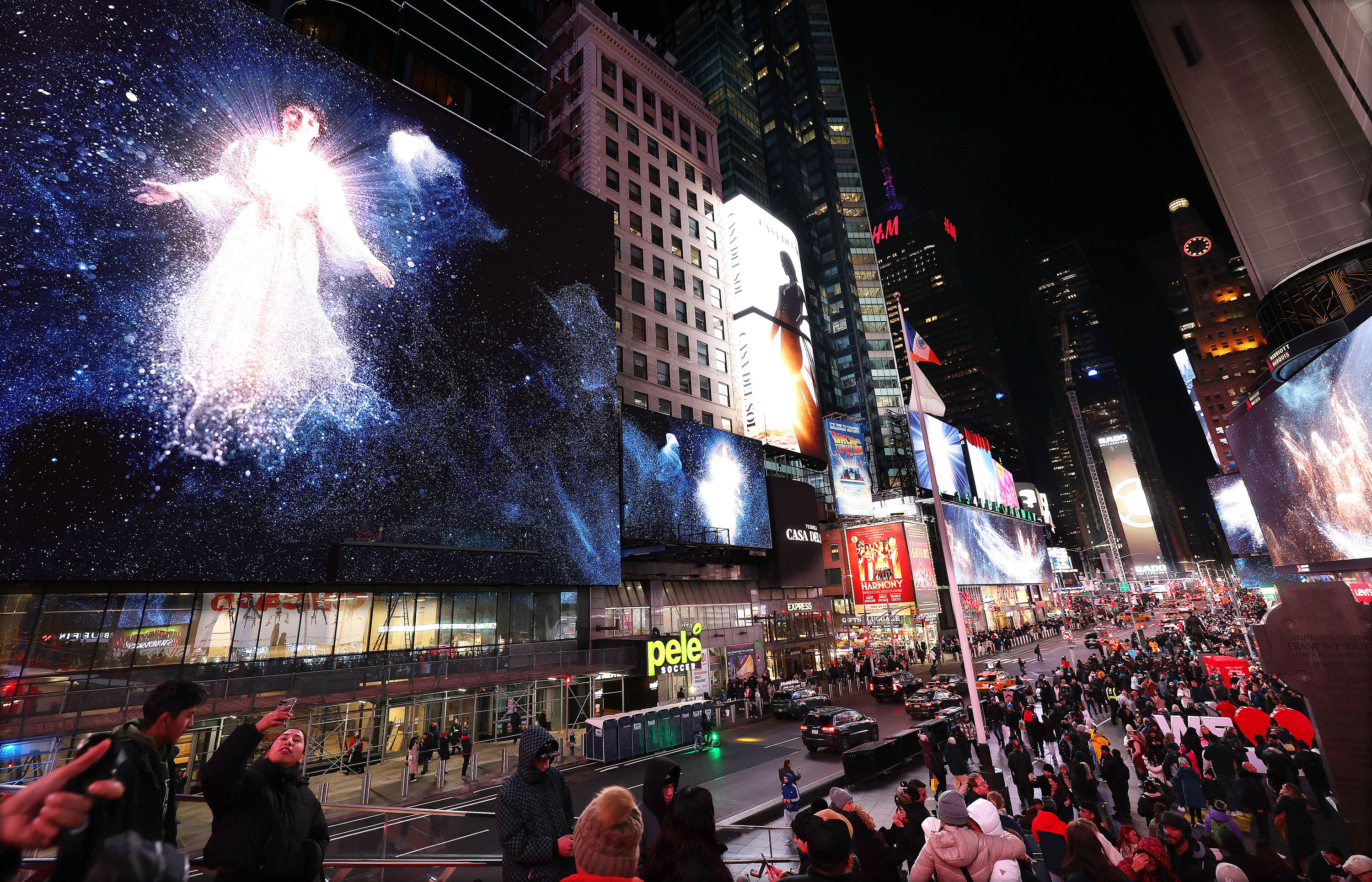 Video: Light the World signs in New York's Times Square – Deseret News