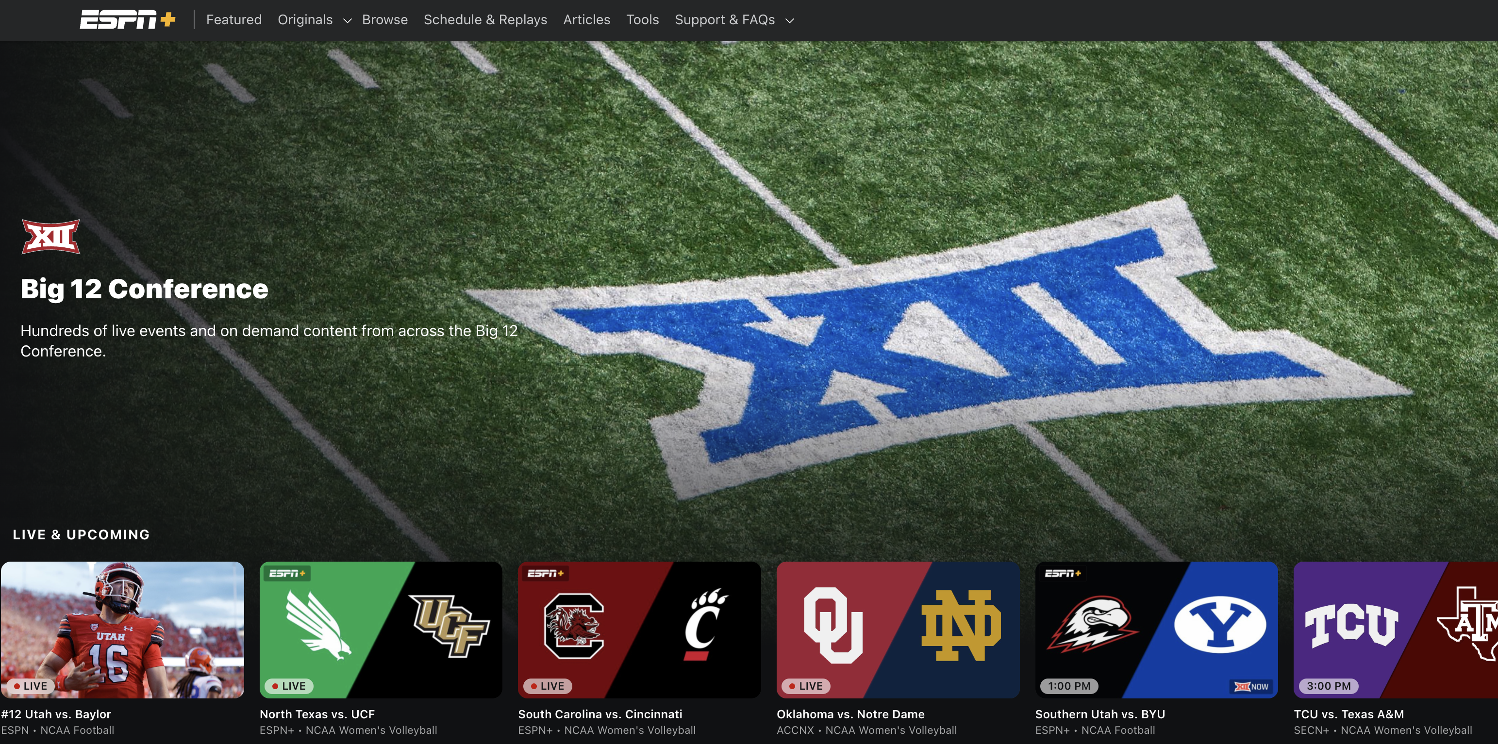 Byu football best sale live stream free