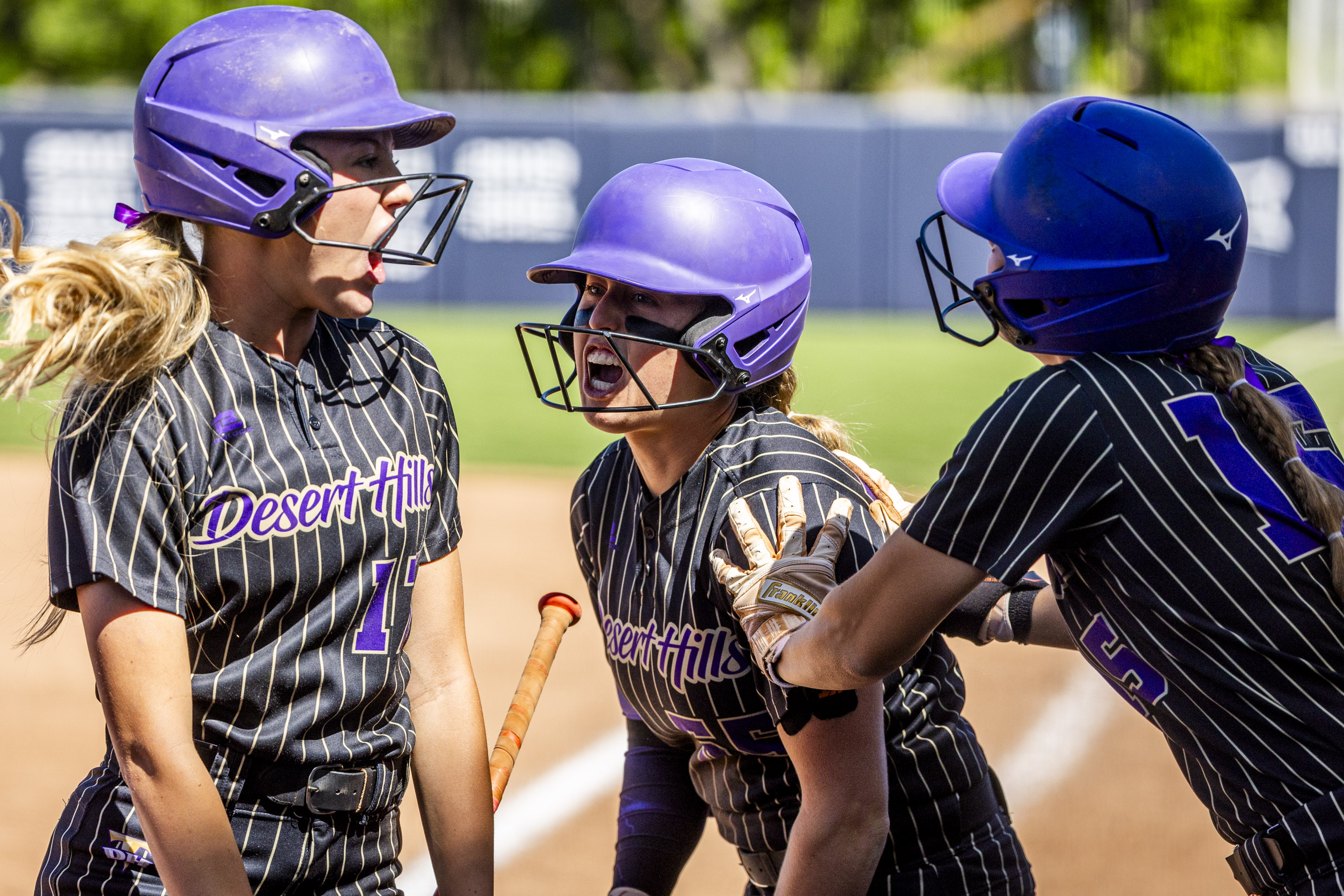 High school softball: Desert Hills treads new ground in win over