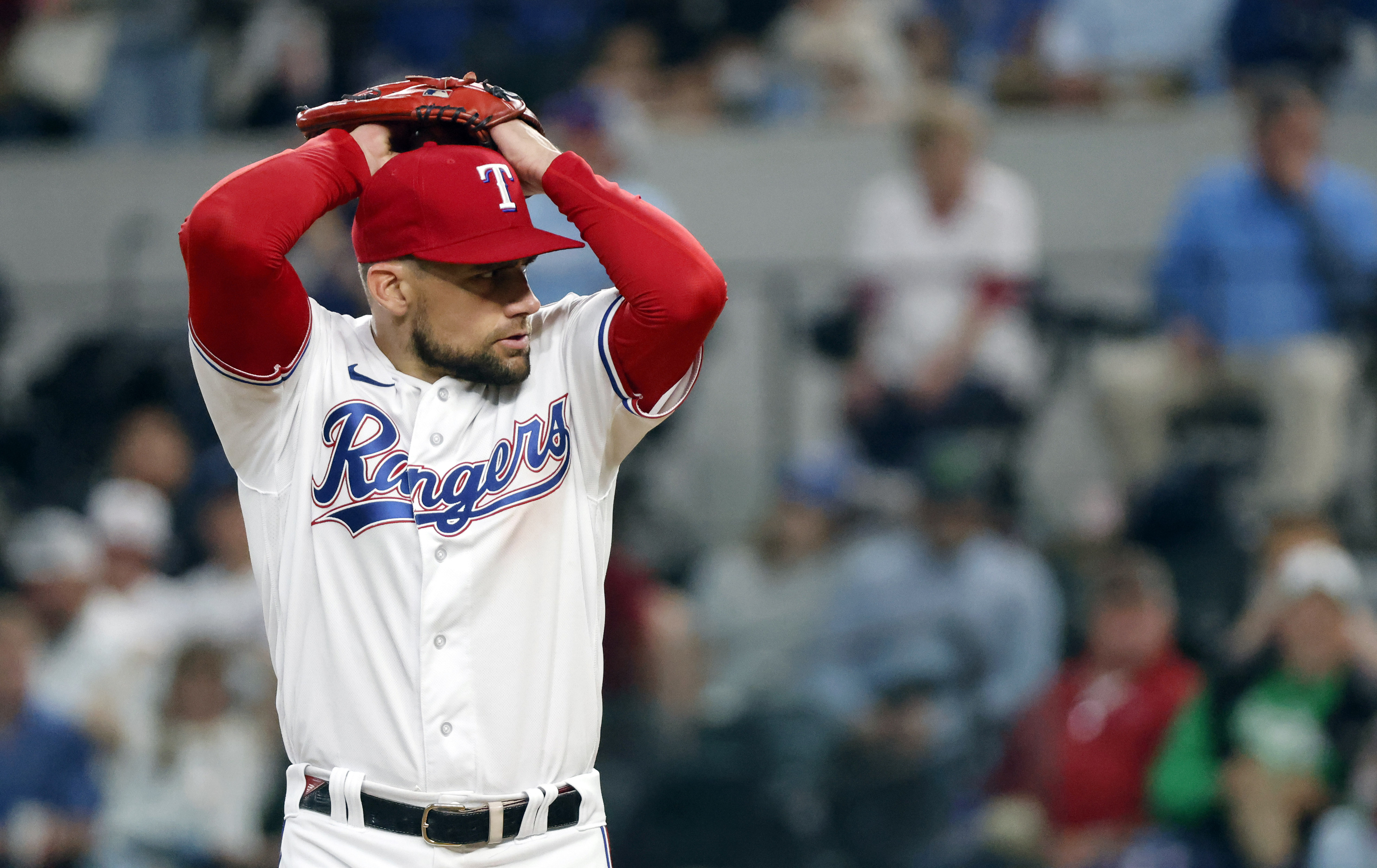 Rangers SP Nathan Eovaldi expected to miss another 2-3 weeks, Bruce Bochy  says