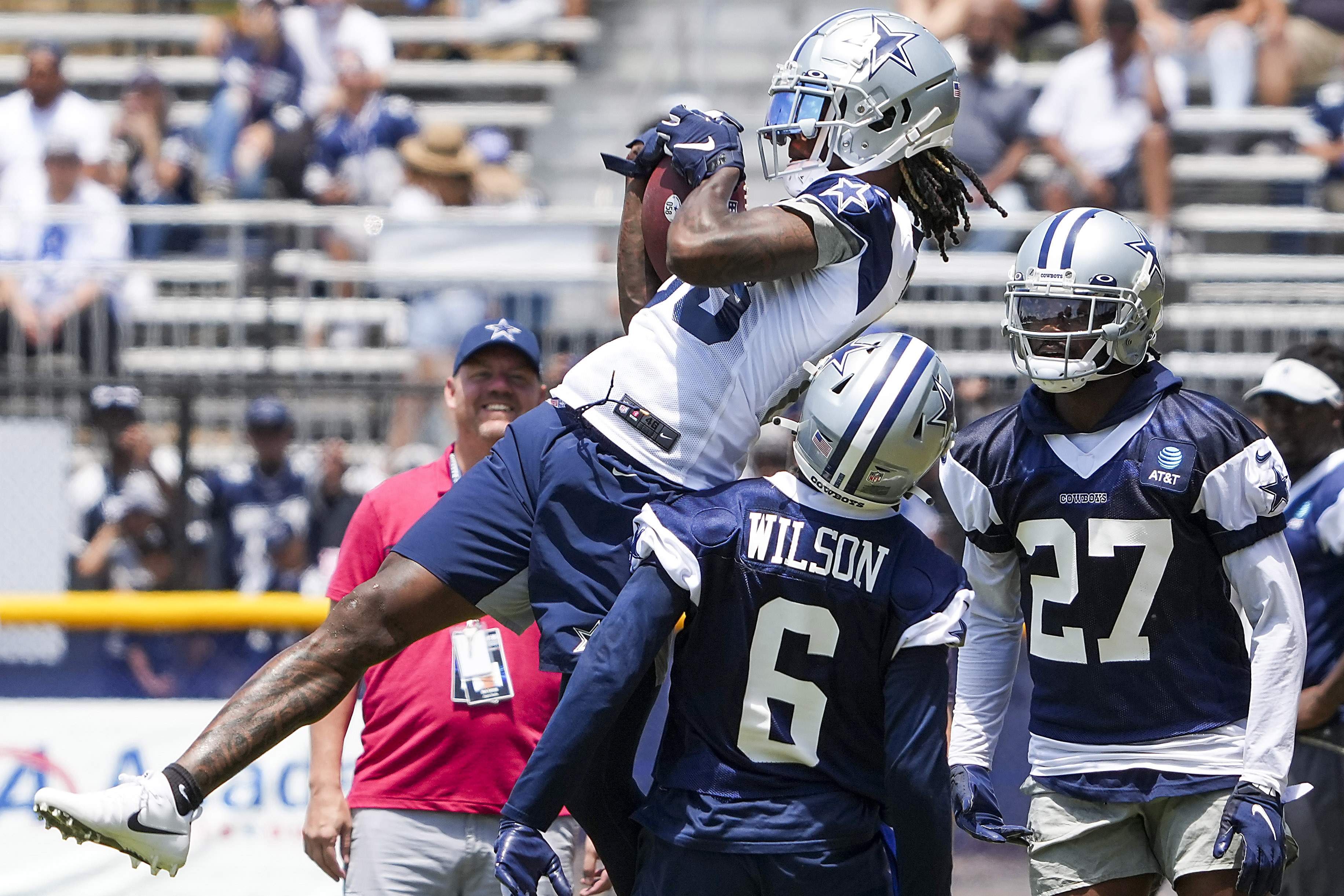 Day in Camp: Cowboys and Rams get rowdy, CeeDee Lamb continues to shine