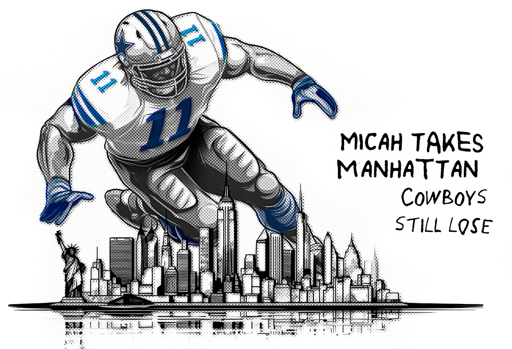 An illustrated prediction of every Dallas Cowboys game